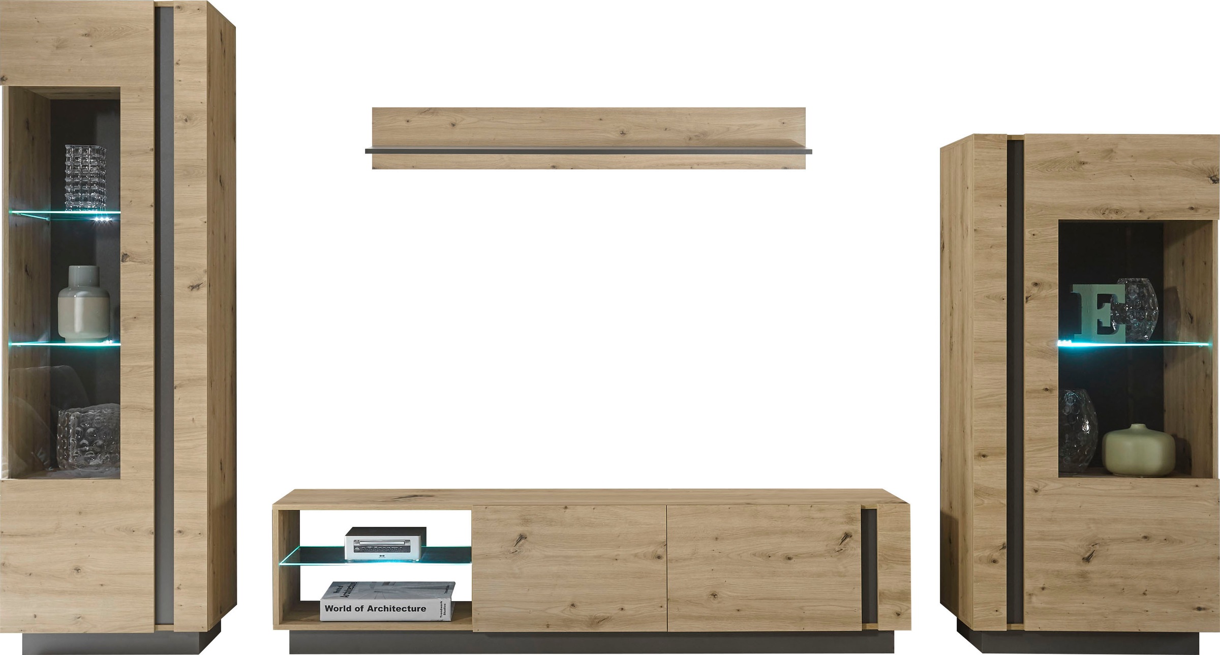 INOSIGN Wohnwand "CLAiR Kombi 22" Set, 4 Stk. tlg. günstig online kaufen