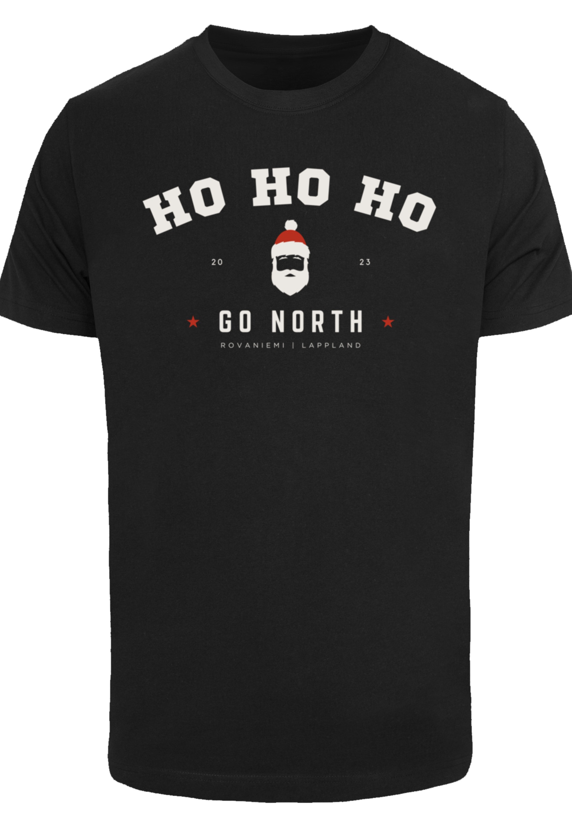 F4NT4STIC T-Shirt »Ho Ho Ho Santa Claus Weihnachten«, Weihnachten, Geschenk, Logo