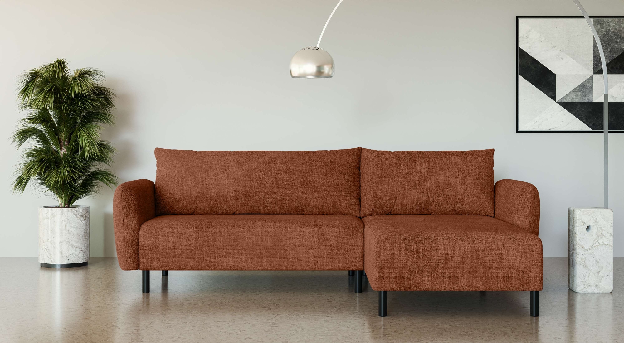 Home affaire Ecksofa "Glandine" L-Form