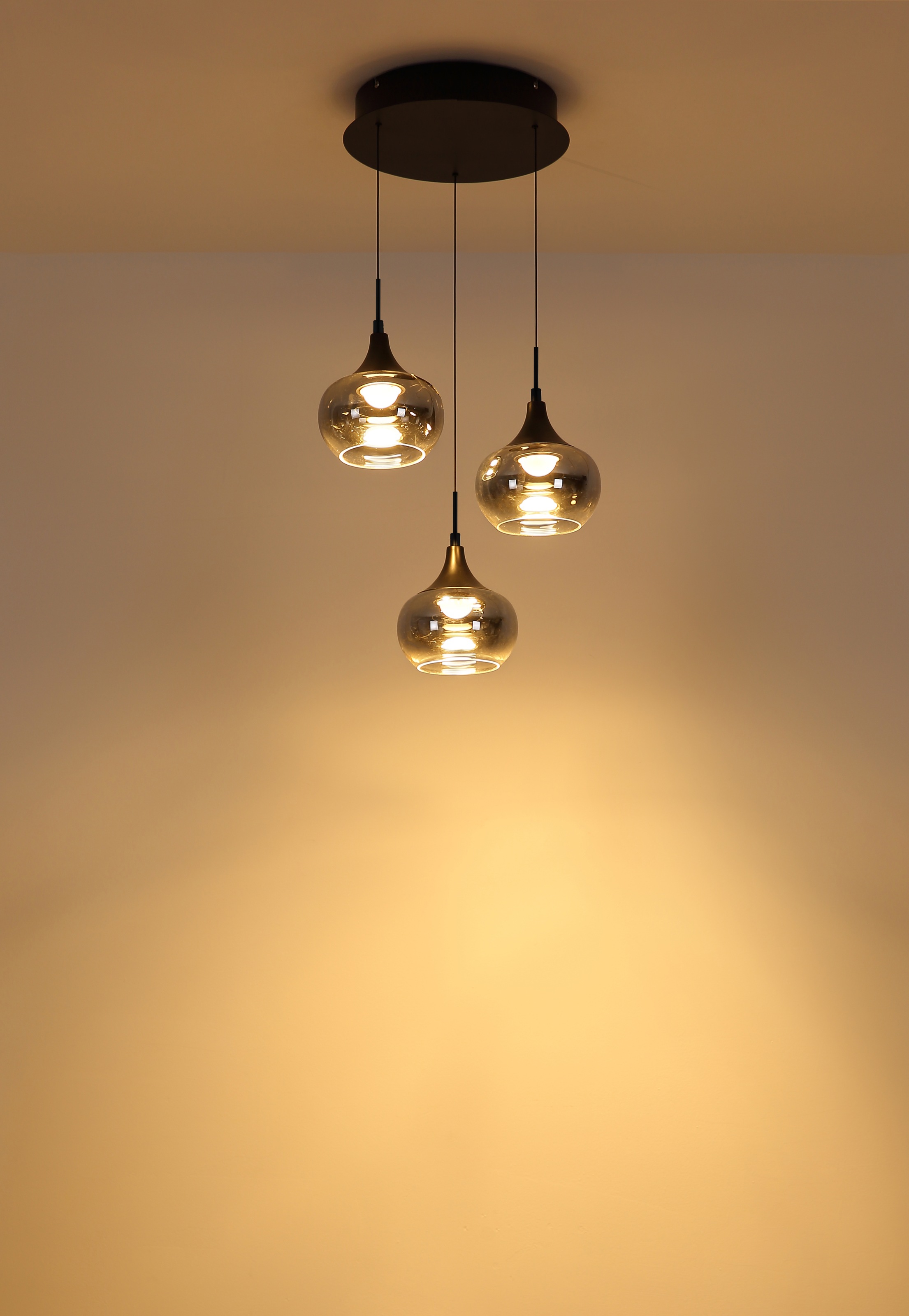 NOWA Hängeleuchte »LUI« LED-Modul 1 Stk. Warmweiß LED-Hängeleuchte, dimmbar, Soft-Lift, elegant & funktional