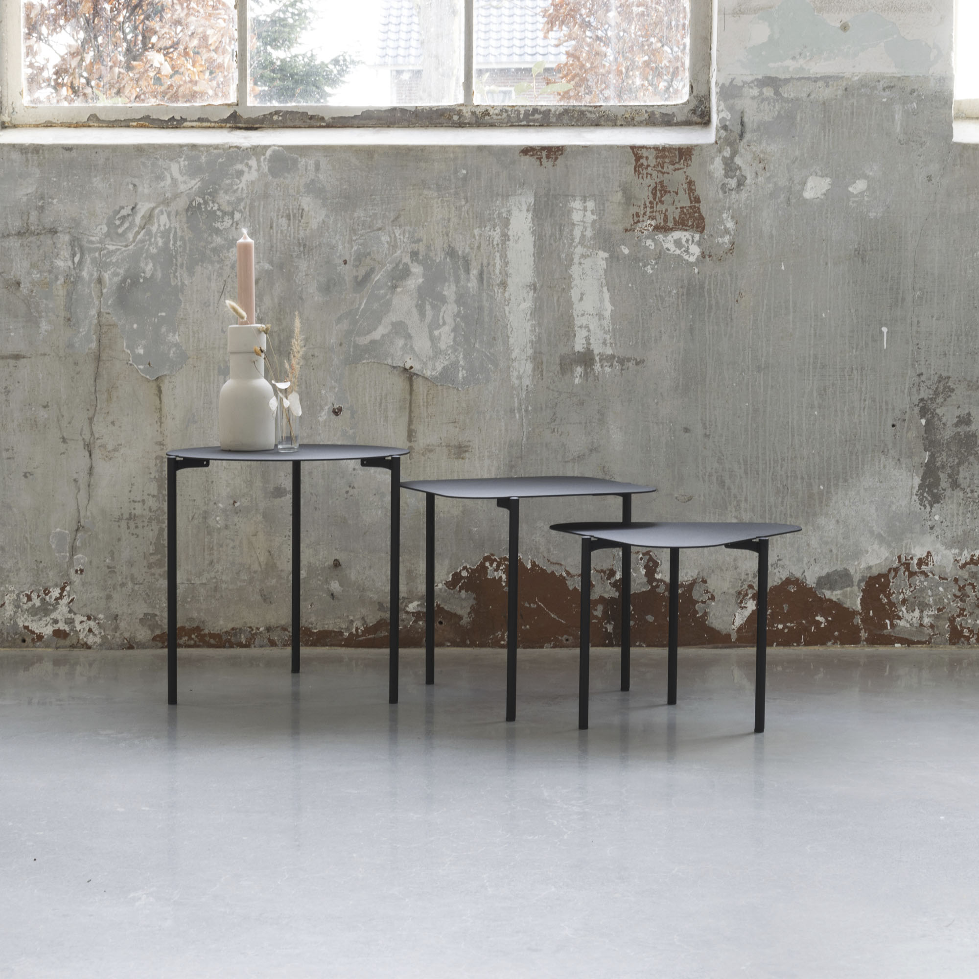 Thumbnail - Spinder Design Beistelltisch "Doremi" Metall, 3er-Set