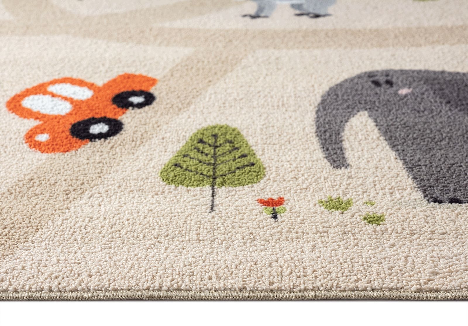 the carpet Teppich »Happy Life round«, rund, 4 mm Höhe, Life Kinderzimmer Teppich Spielteppich pflegeleicht