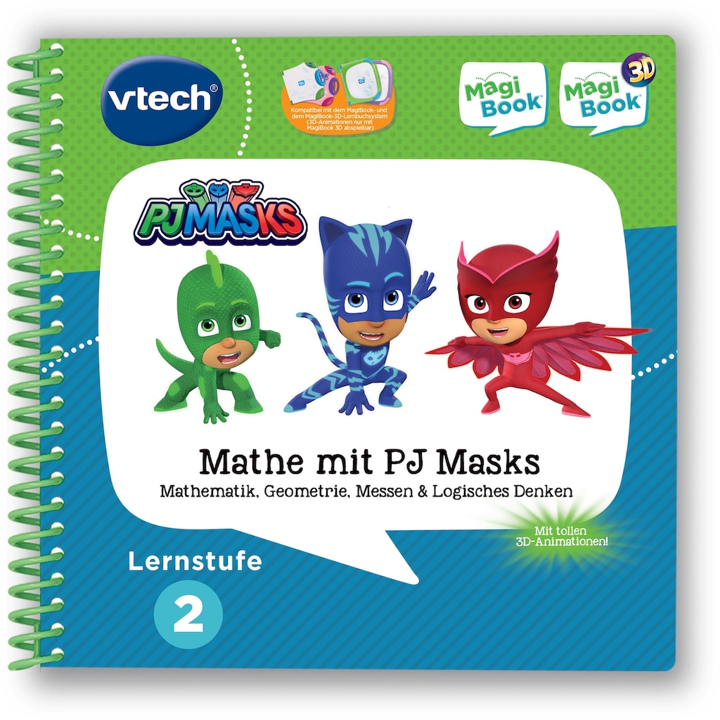 Vtech® Buch »MagiBook Lernstufe 2 - Mathe mit PJ Masks«