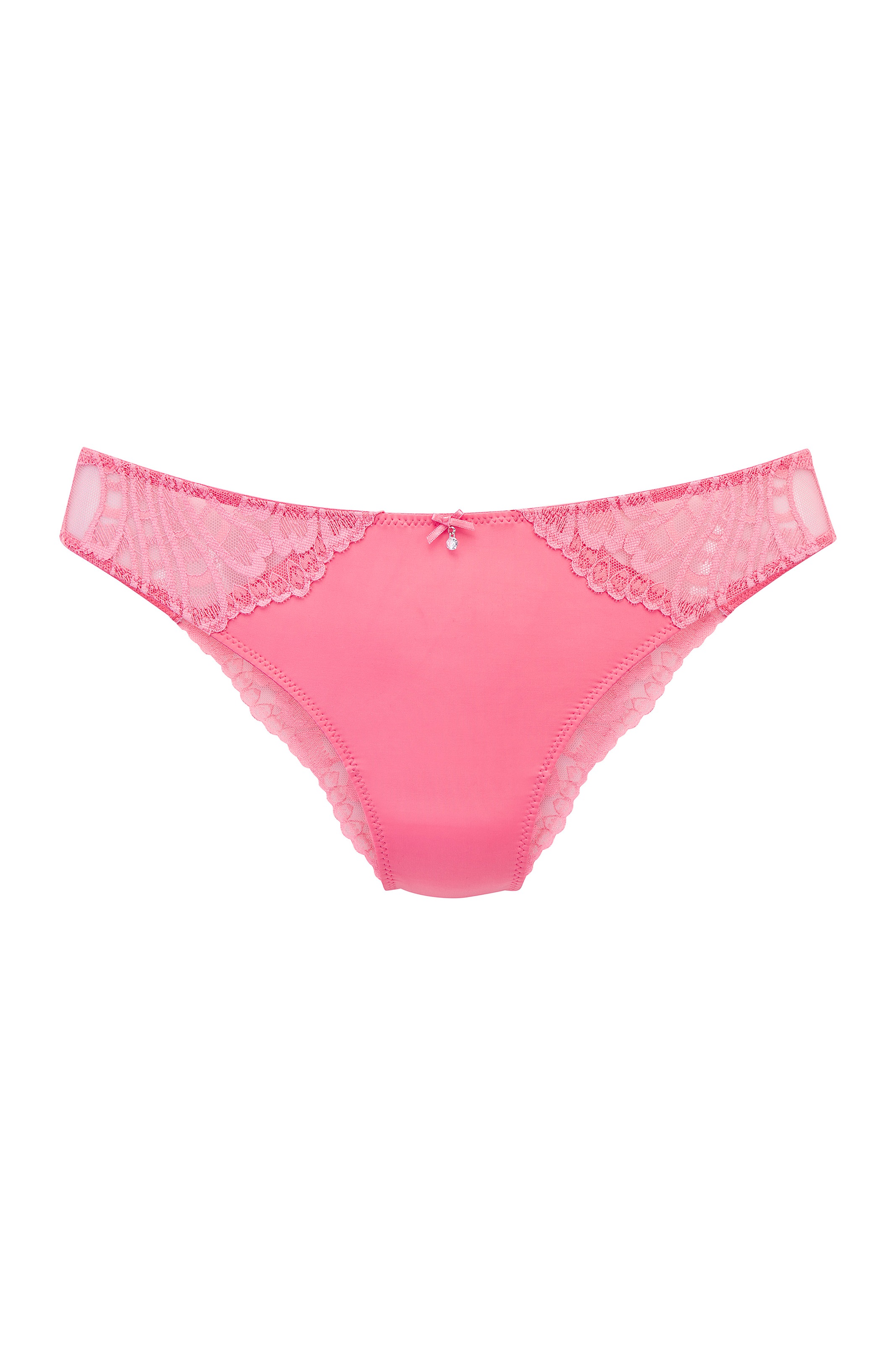 LASCANA Tanga "Flora" hinten aus leicht transparenter Spitze günstig online kaufen