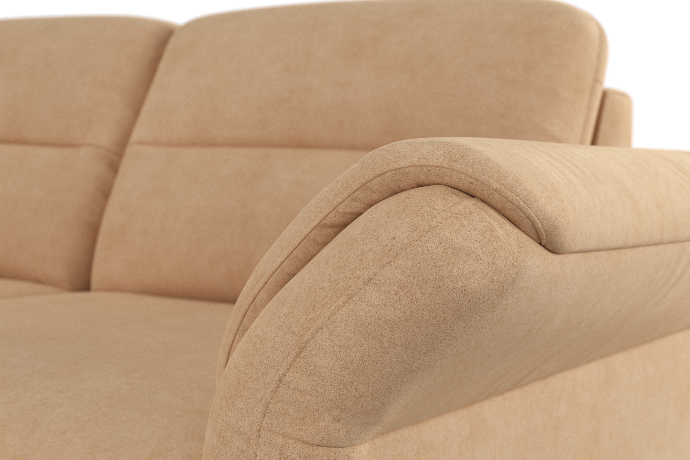 sit&more Ecksofa »Mellum L-Form« Federkern, wahlweise mit Bettfunktion, Stauraum und Armteilfunktion
