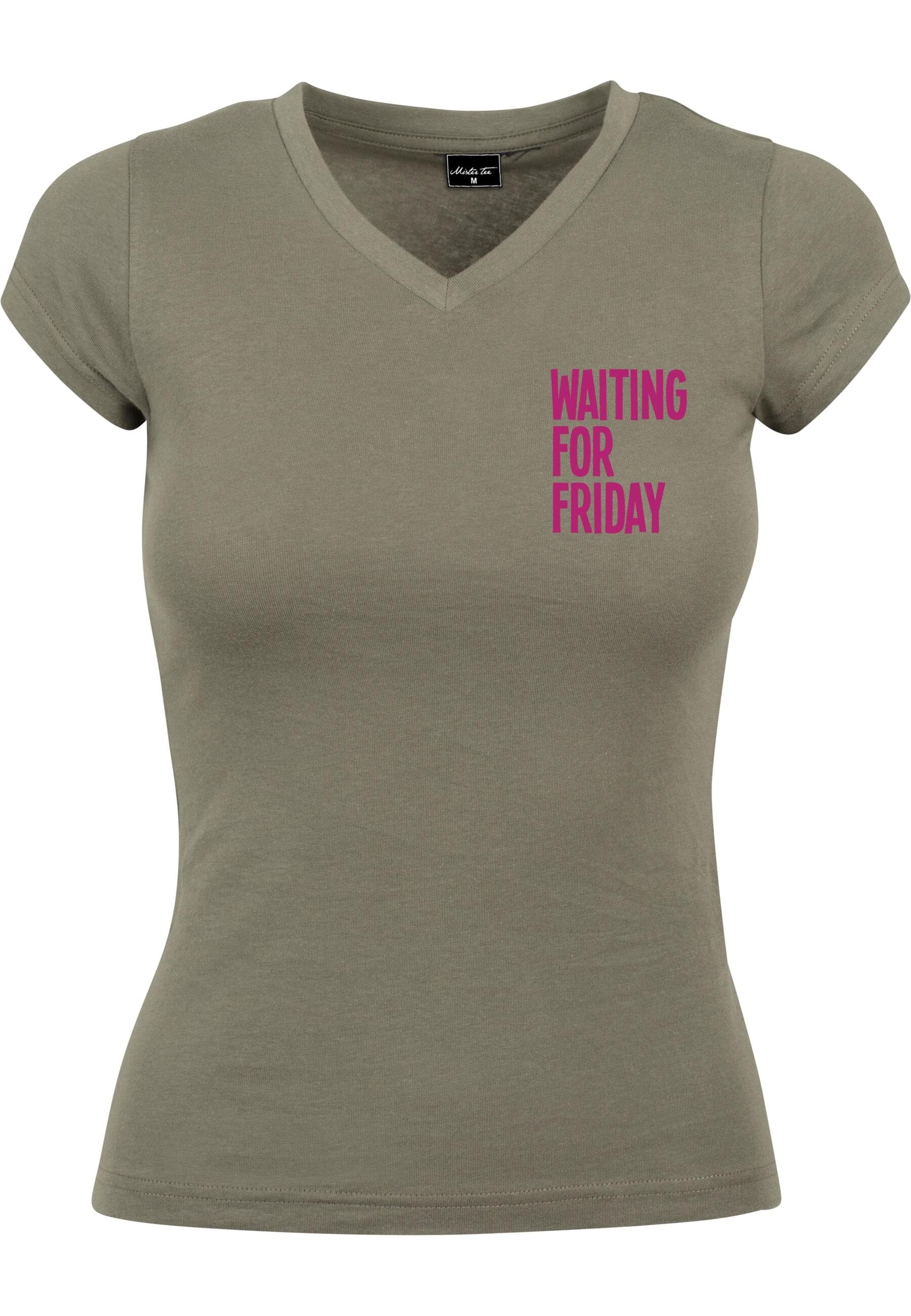 MisterTee T-Shirt »MisterTee Damen Ladies Waiting For Friday Box Tee«