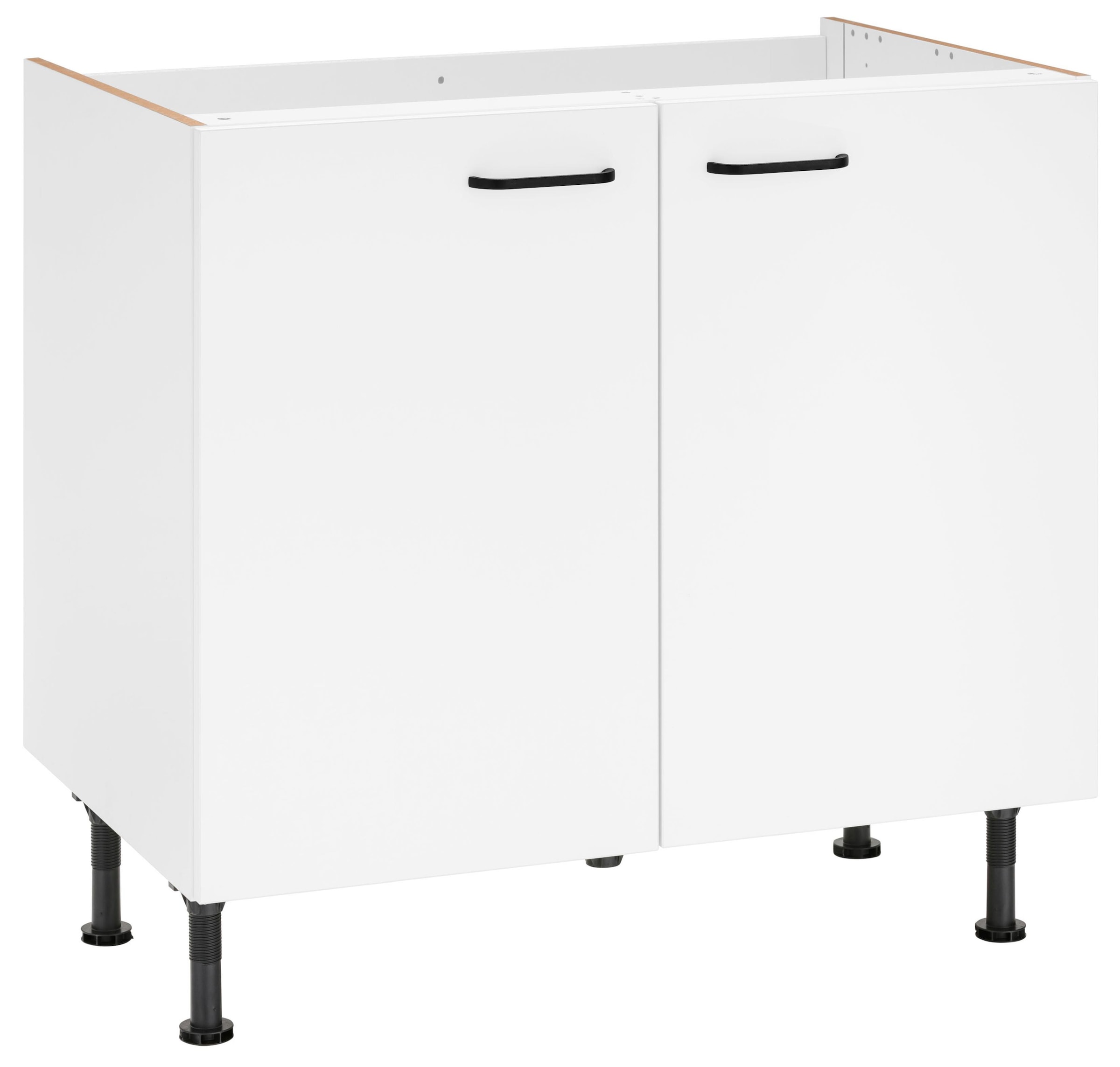 OPTIFIT Spülenschrank »Elga«, mit Soft-Close-Funktion, höhenverstellbaren Füßen, Breite 90 cm