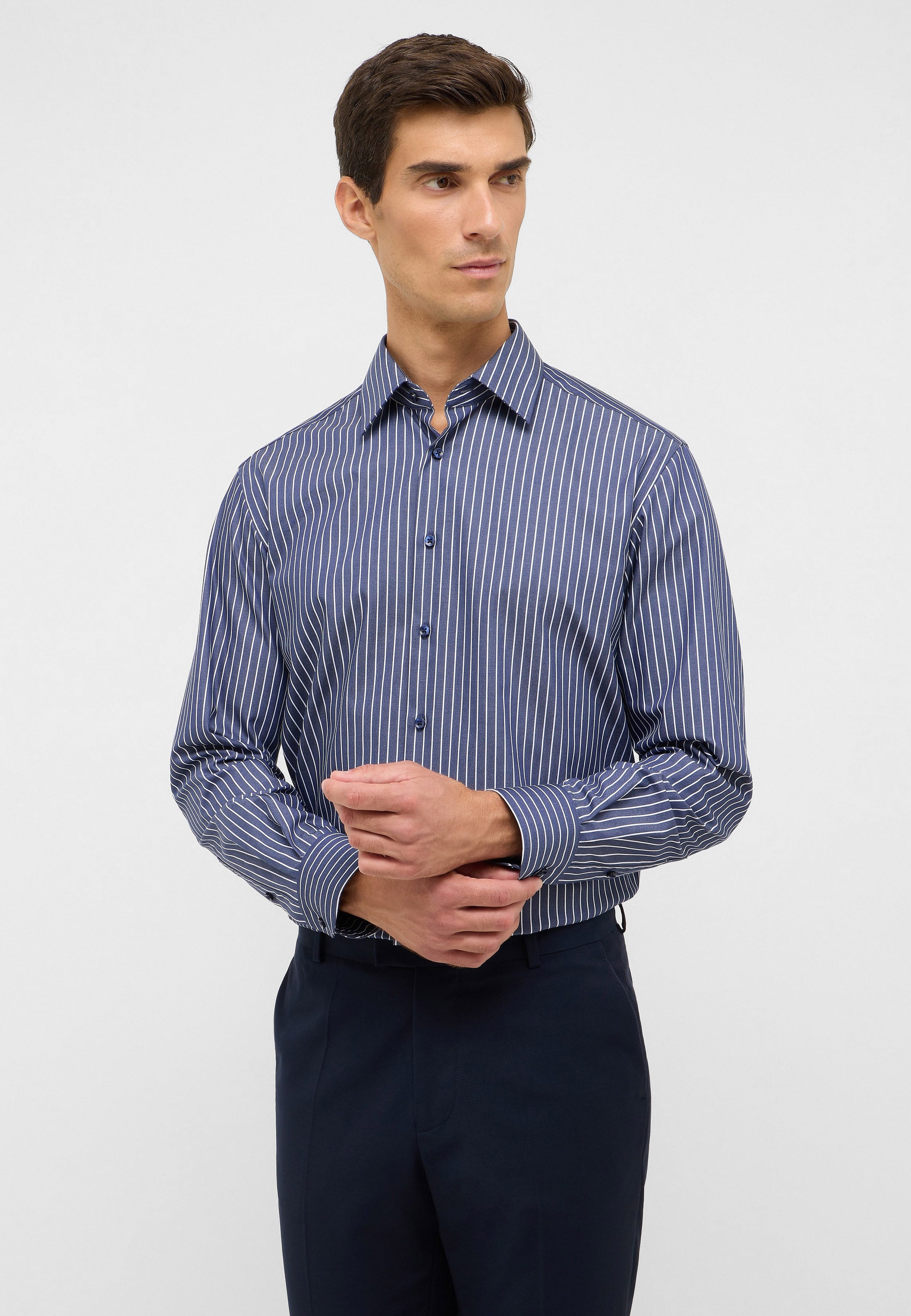 Eterna Langarmhemd "MODERN FIT", NON IRON (bügelfrei) günstig online kaufen
