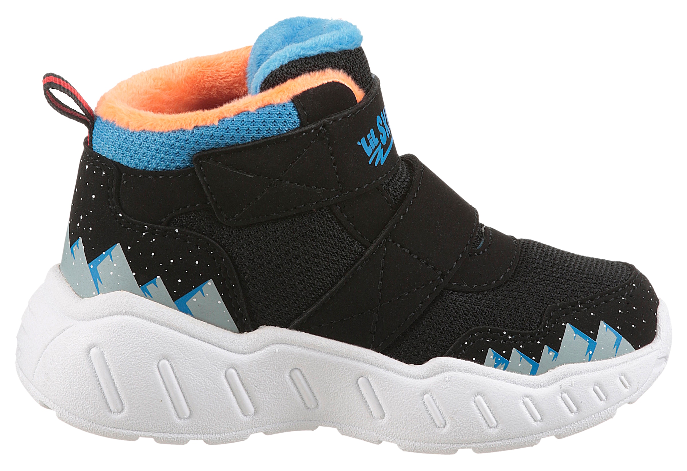 Skechers Winterstiefel »PLAY SCENE«, Klettboots mit Warmfutter, Größenschablone zum Download