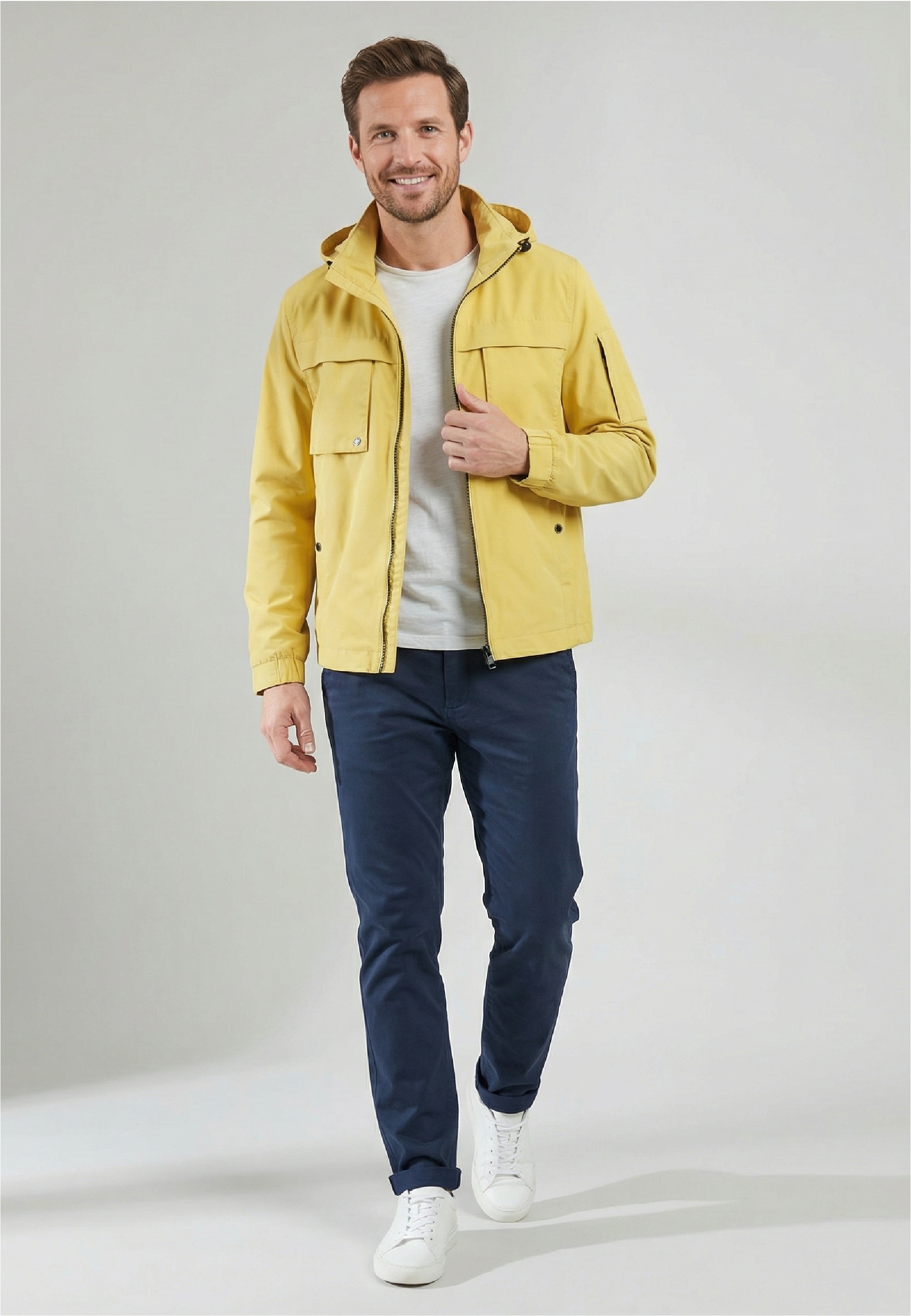 New Canadian Outdoorjacke 1 Stk. tlg. mit abnehmbarer, verstellbarer Kapuze