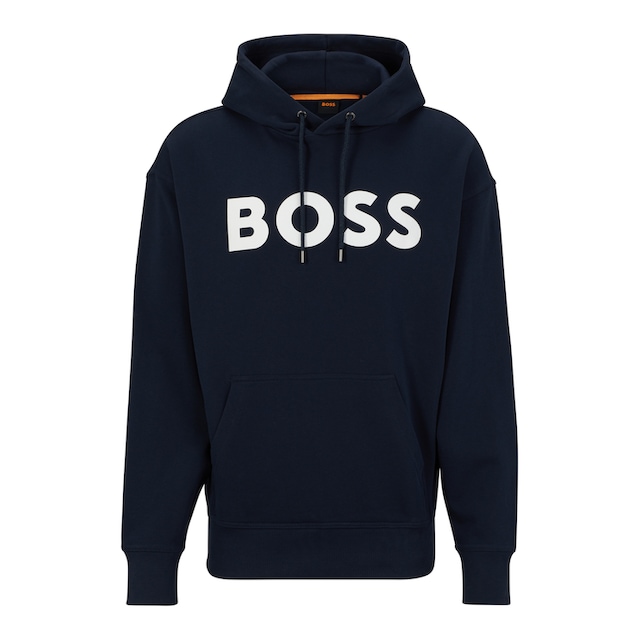 BOSS ORANGE Sweatshirt »WebasicHood«, mit weißem Logodruck ▷ bestellen |  BAUR