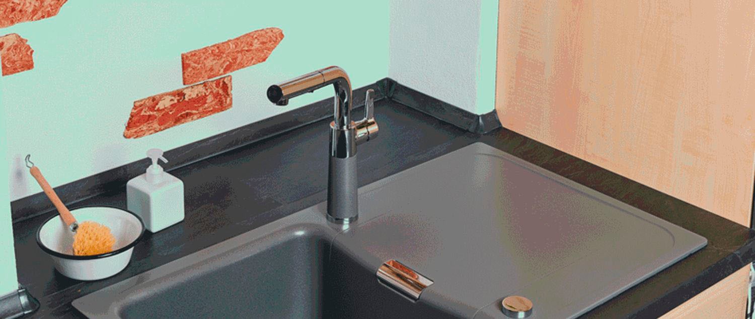 Schock Küchenarmatur »SC-540 SB«, ausziehbar, Strahl-Brause, Rückflussverhinderer, Schwenkbereich 120°