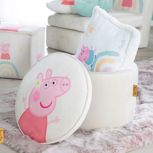 roba® Kinderhocker »Peppa Pig, rund« | BAUR