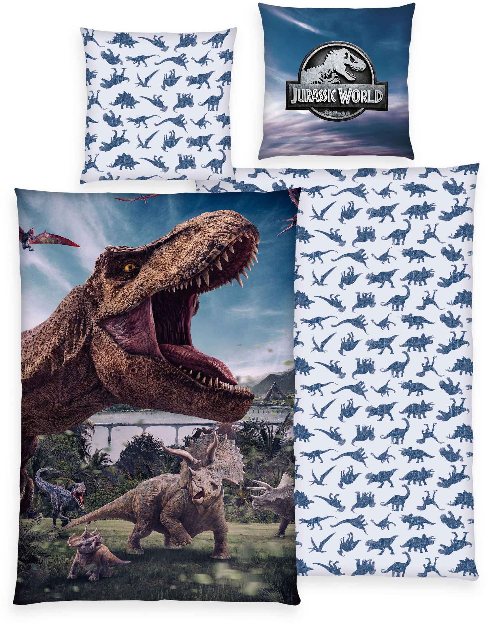 Thumbnail - Jurassic World Bettwäsche "Jurassic World" 2 Stk. Wendebettwäsche