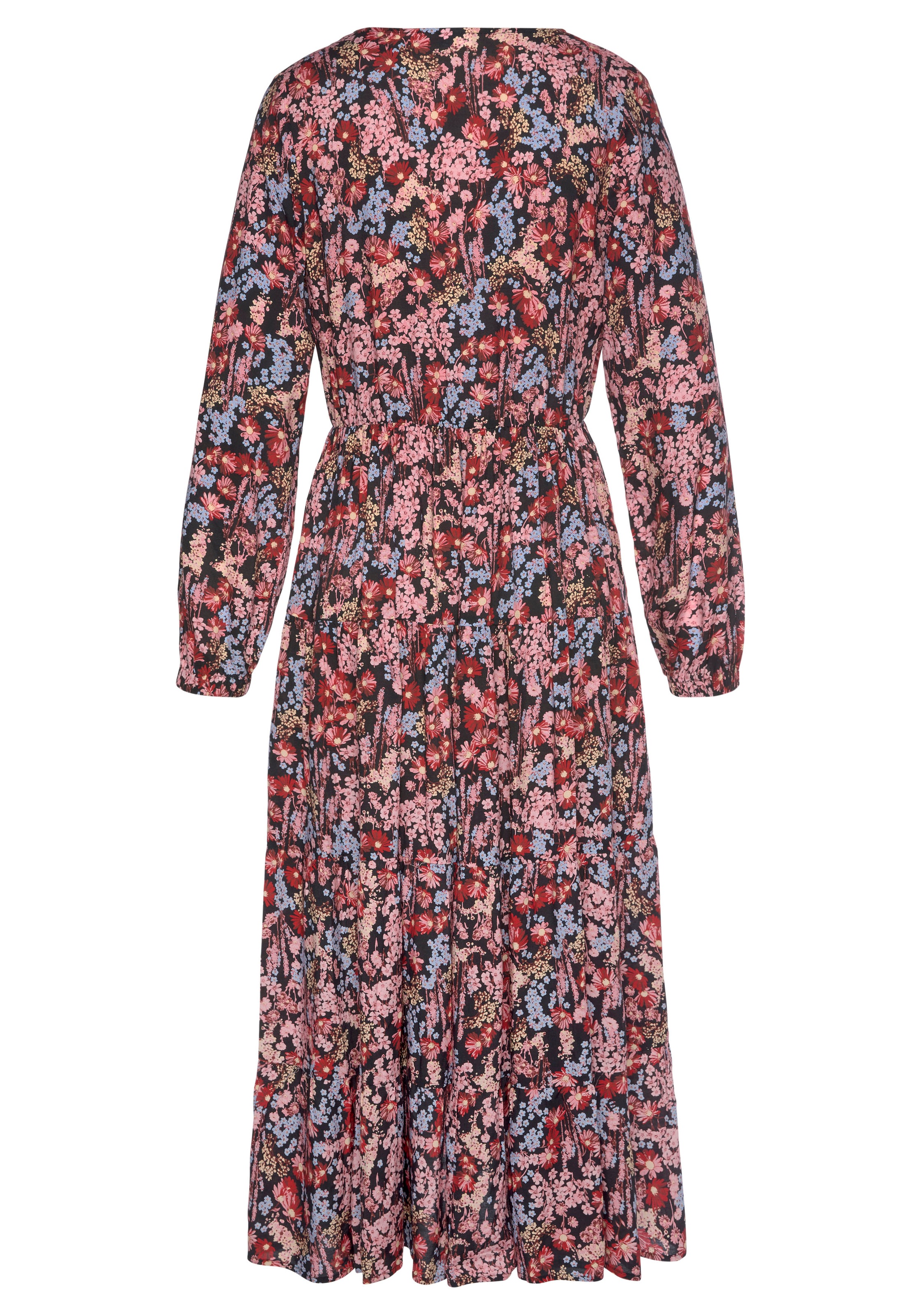 LASCANA Damen Maxikleid mit Blumenprint 3