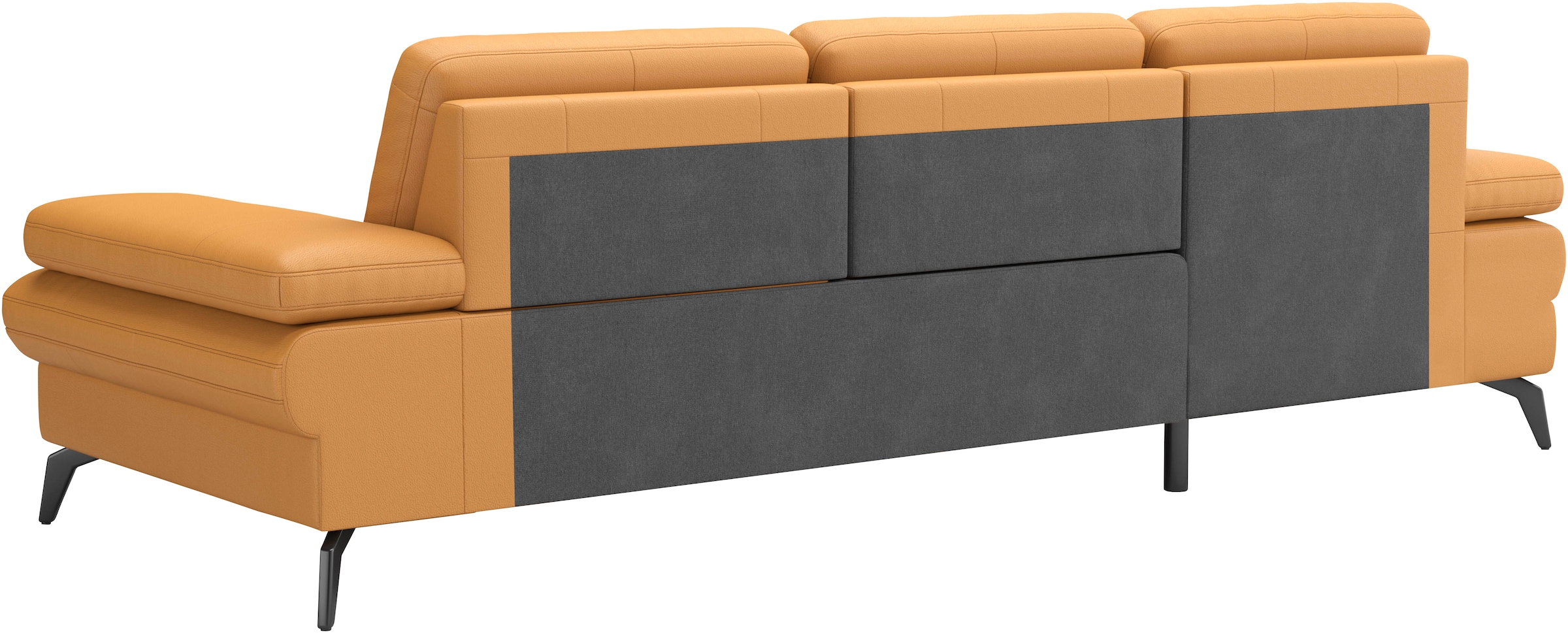 sit&more Ecksofa »Morris L-Form, inkl. Sitztiefenverstellung«, wahlweise mit Armteilverstellung, Bettfunktion & Bettkasten