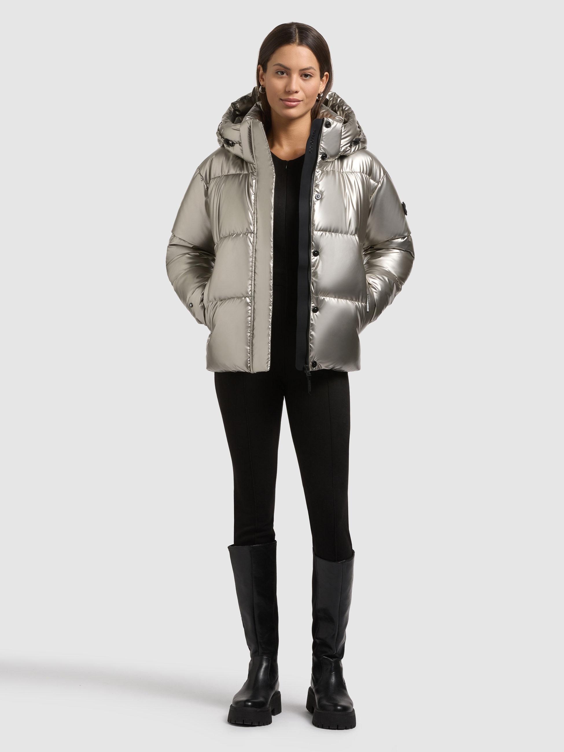 khujo Steppjacke "DEVINA2 SHINY" mit Kapuze günstig online kaufen
