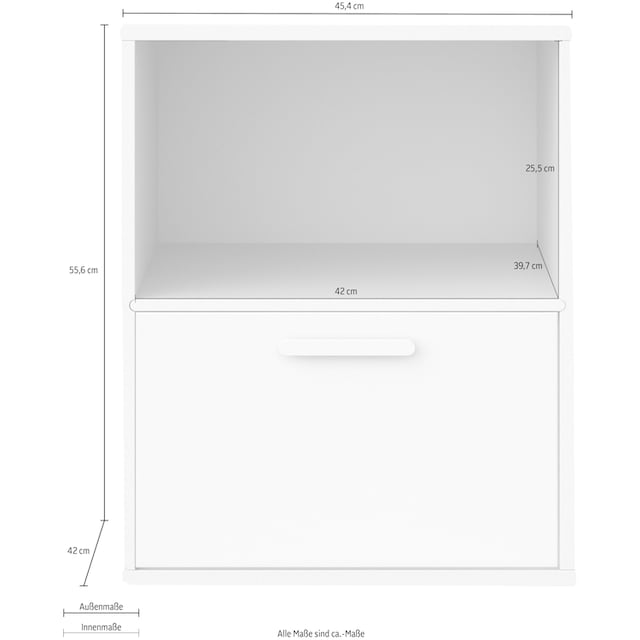Hammel Furniture Regal »Keep by Hammel«, mit 1 Tür, Breite 45,4 cm, flexible  Möbelserie kaufen | BAUR