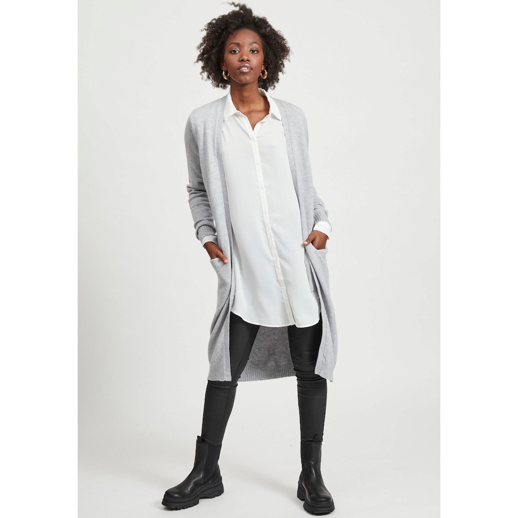 Vila Longstrickjacke »VIRIL LONG L/S KNIT CARDIGAN - NOOS«