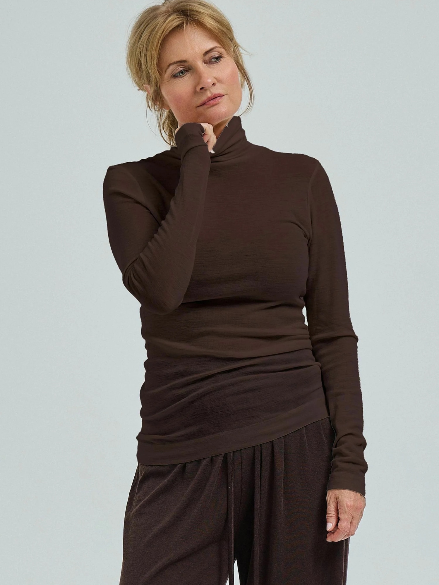 Seamless Basic Strickpullover "Seamless Basic Shirt Woolen Lola" günstig online kaufen