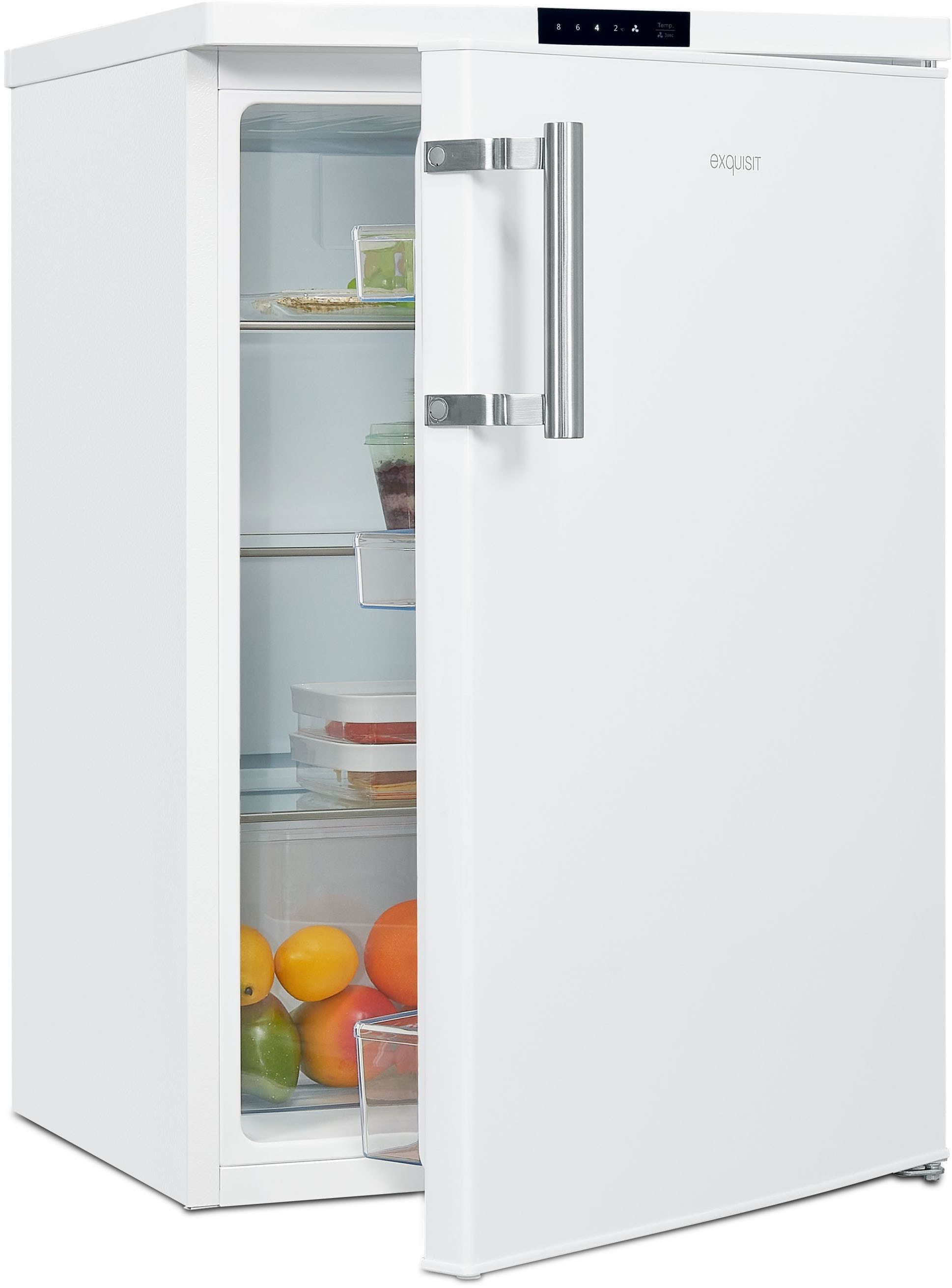 exquisit Vollraumkühlschrank "KS16-V-HE-011D weiss" 85 cm hoch 56 cm breit günstig online kaufen