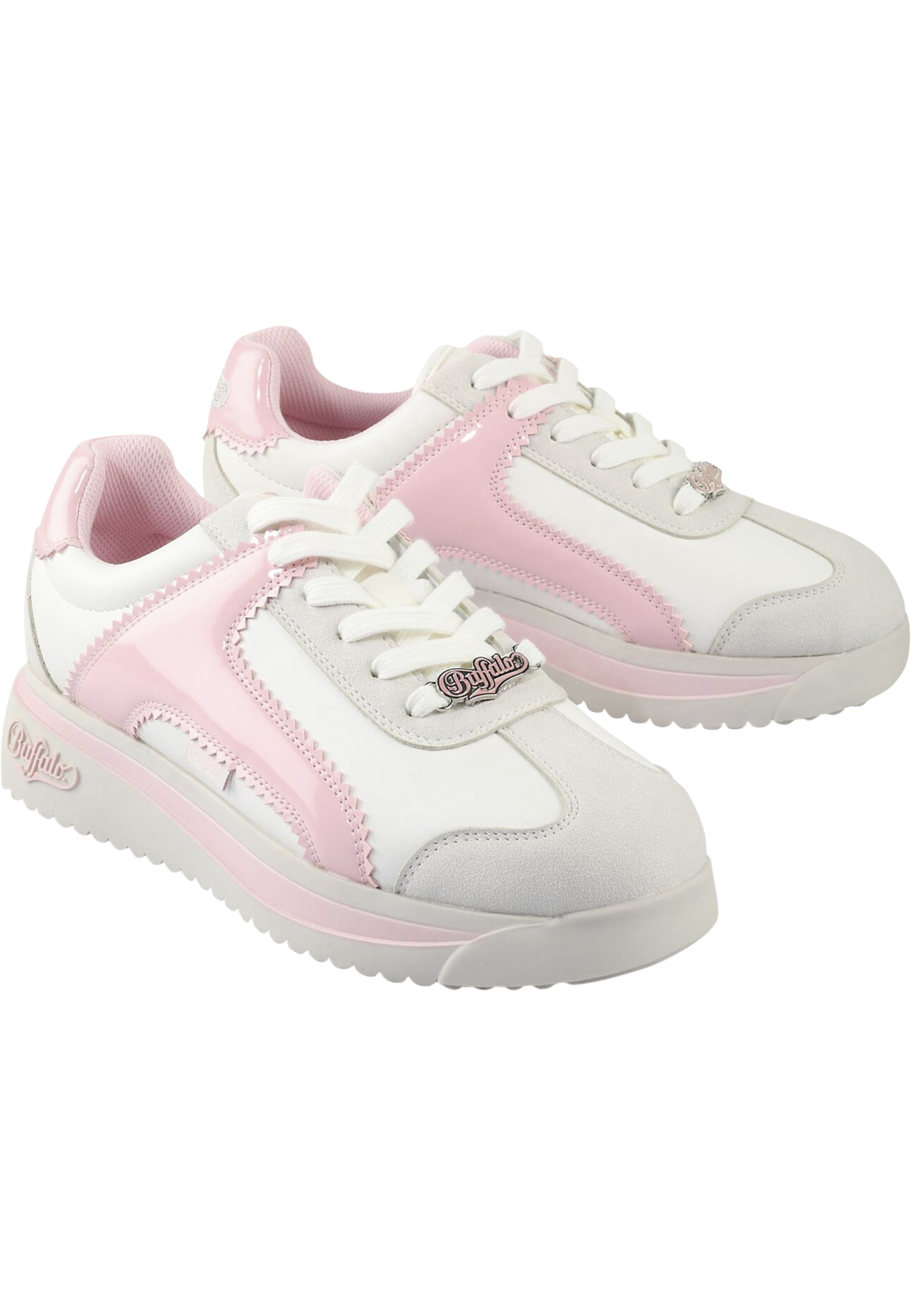 Buffalo Malibu Women's Sneaker Cream/Rose Size 38 2