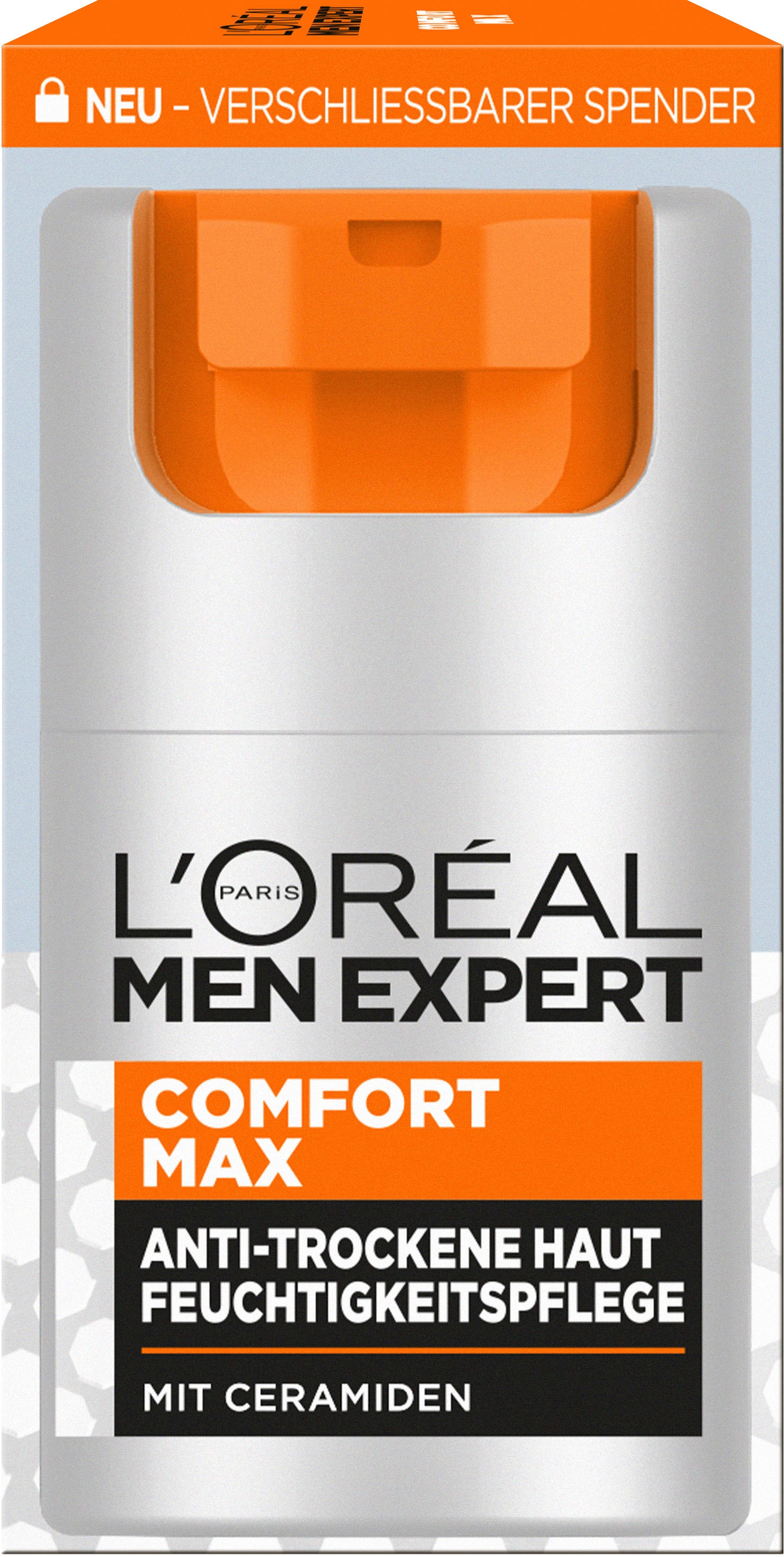 L'ORÉAL PARIS MEN EXPERT Gesichtsgel »Comfort Max Feuchtigkeitspflege«, mit hoher Wirksamkeit