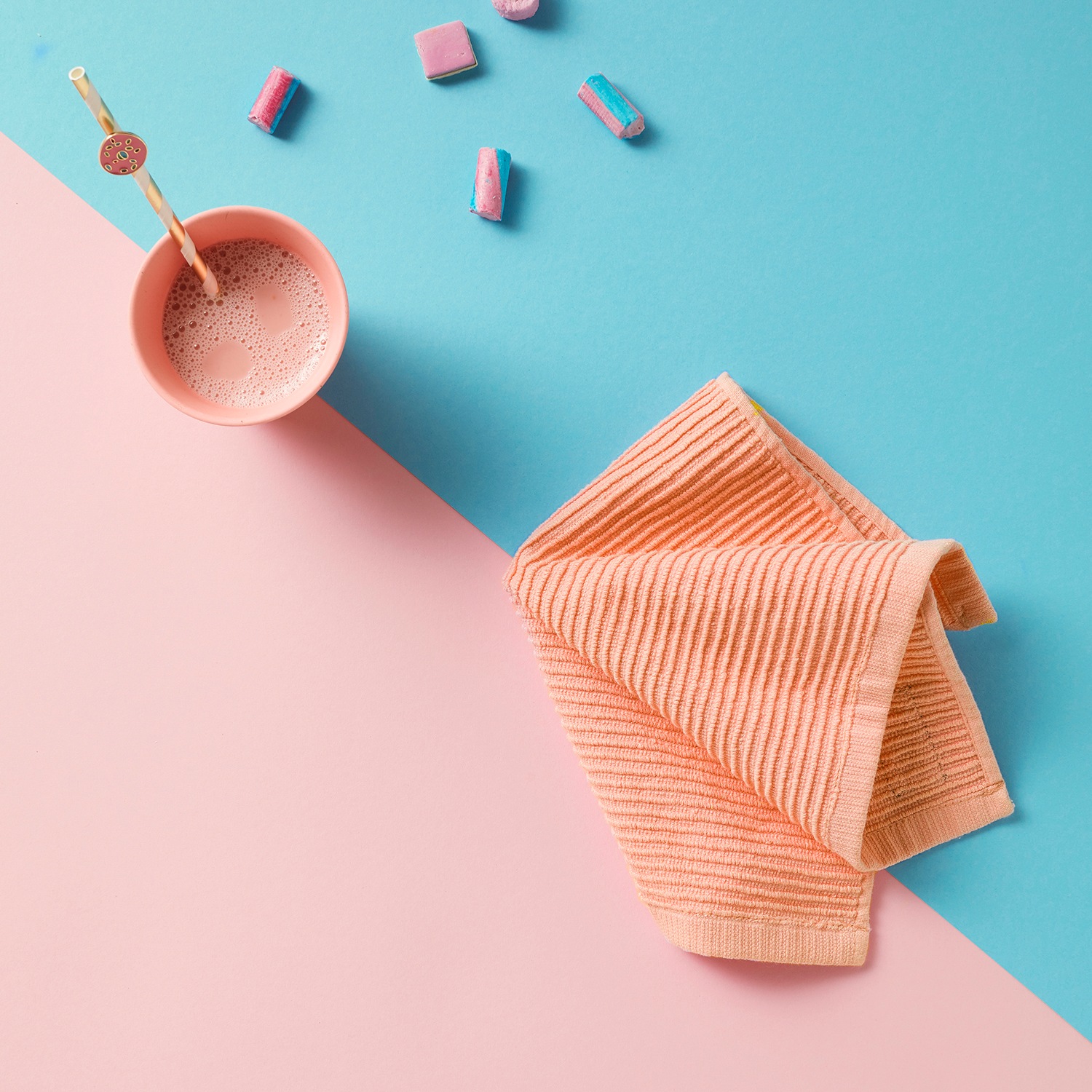 DDDDD Spültuch "DDDDD Basic Geschirrtuch Pastell (4er-Pack)" schnell trockn günstig online kaufen