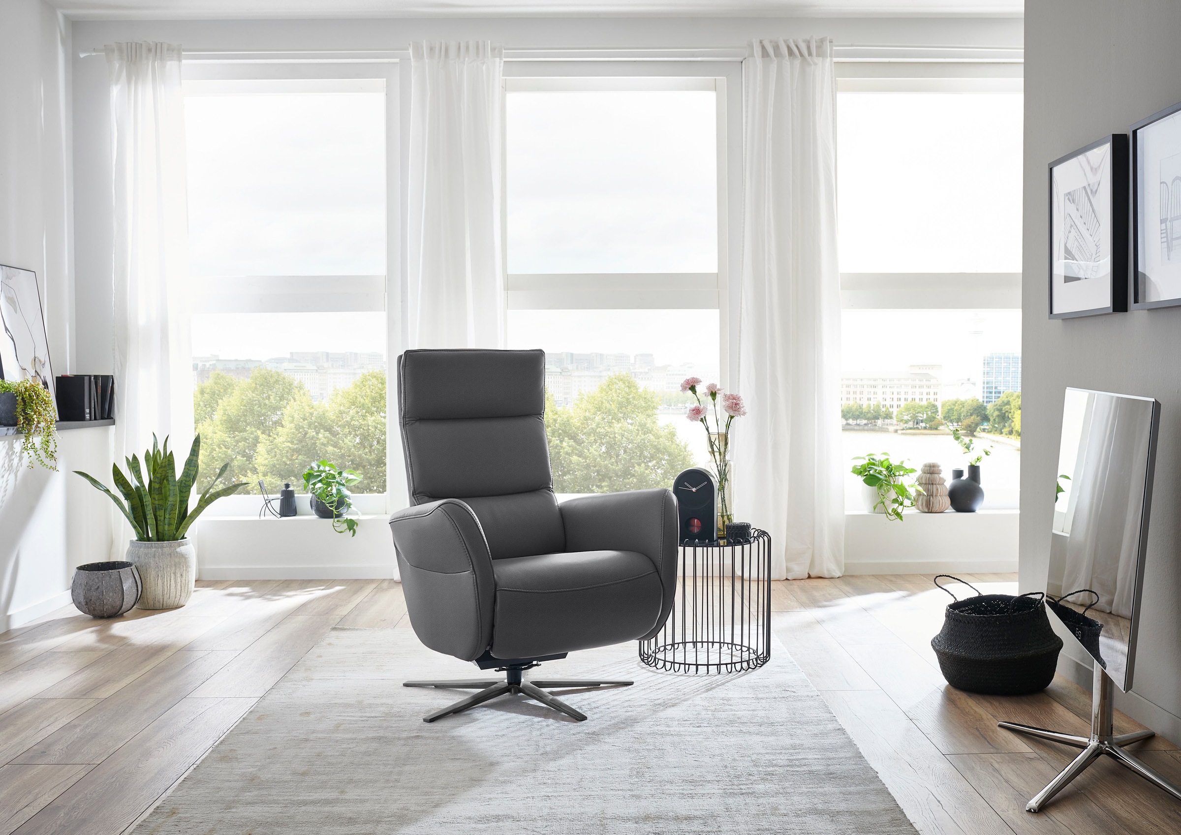 Die PlanBar Relaxsessel "PN-RS20038 mit Metallsternfuß inkl. Relaxfunktion günstig online kaufen