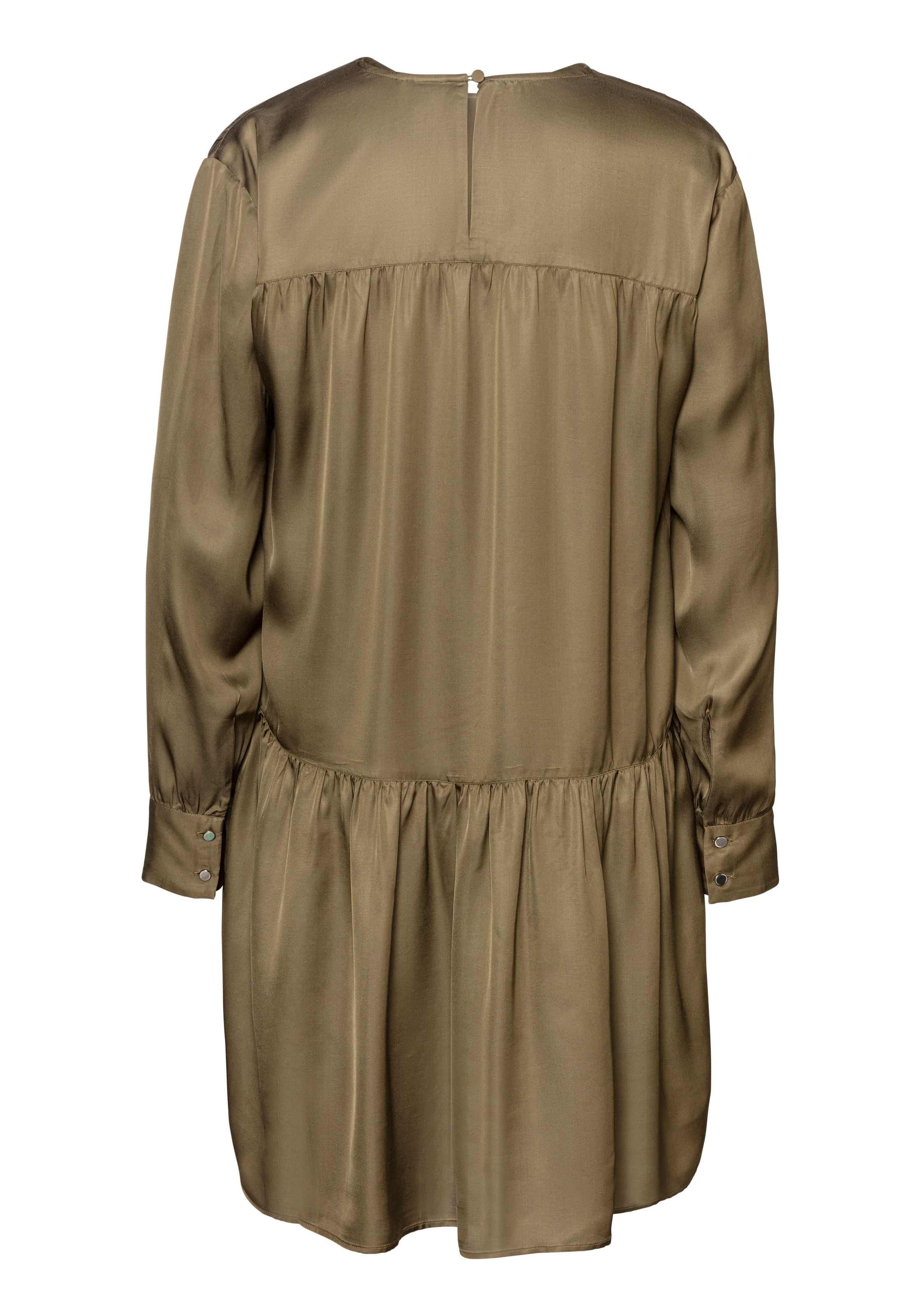 BOSS ORANGE Blusenkleid »Diveno Premium Damenmode«, mit gerafften Details