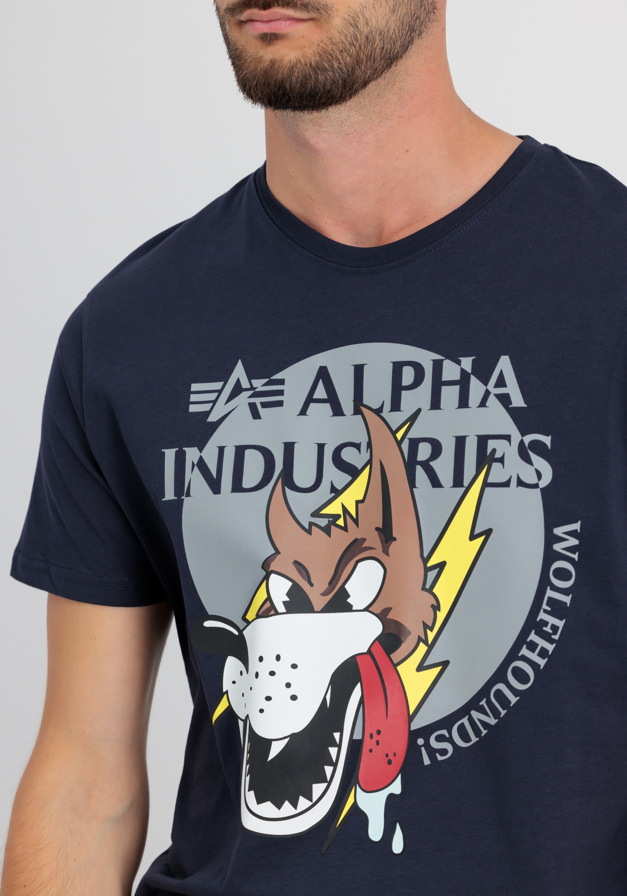 Alpha Industries T-Shirt »Alpha Industries Men - T-Shirts Wolfhounds T-Shirt«