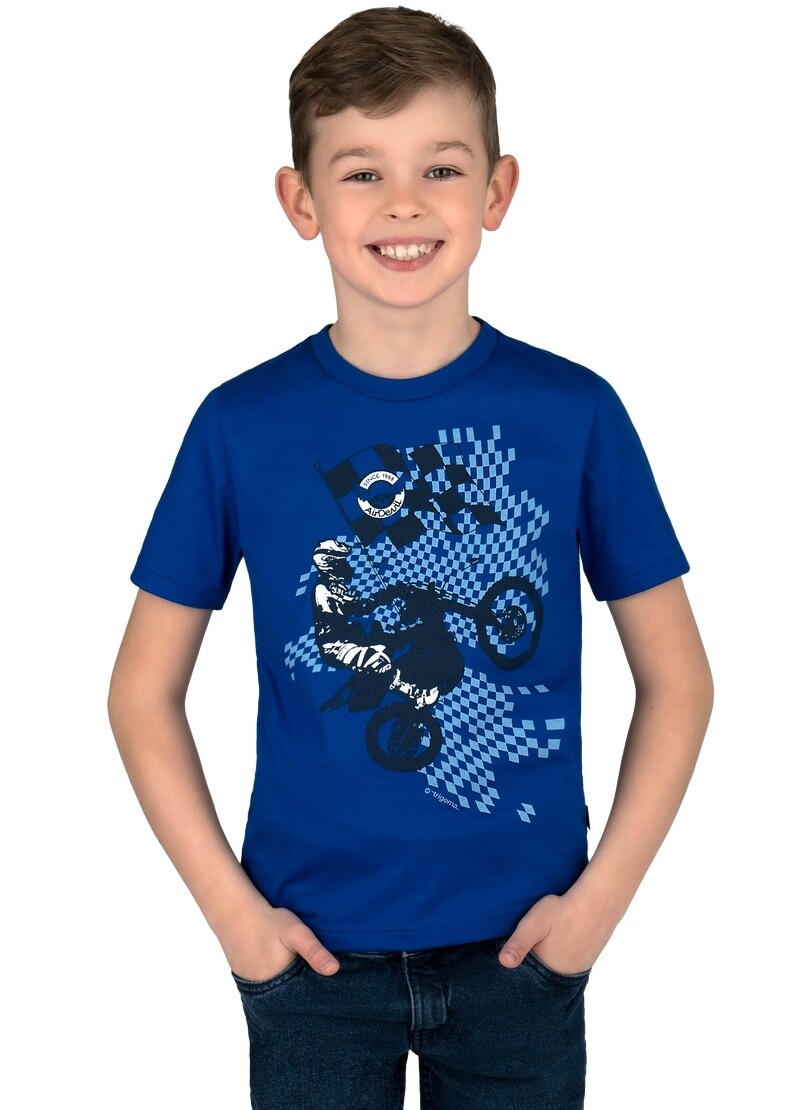Trigema T-Shirt »TRIGEMA Motocross-Print« lässigem mit ▷ | BAUR T-Shirt für