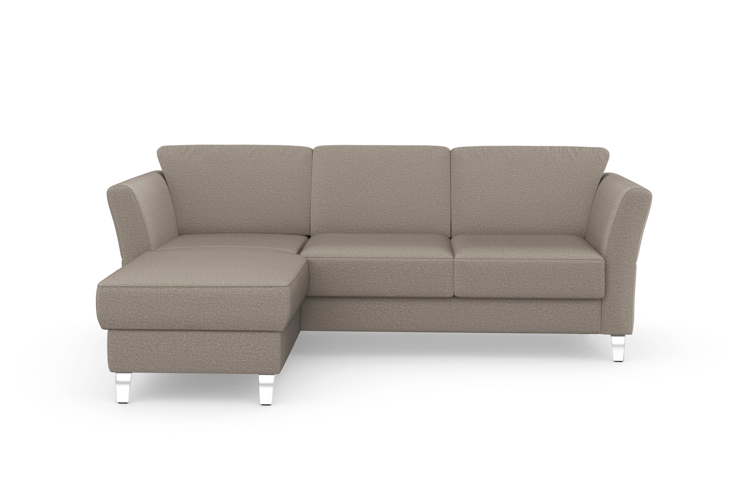 sit&more Ecksofa "Visby L-Form", wahlweise mit Bettfunktion und Bettkasten, günstig online kaufen