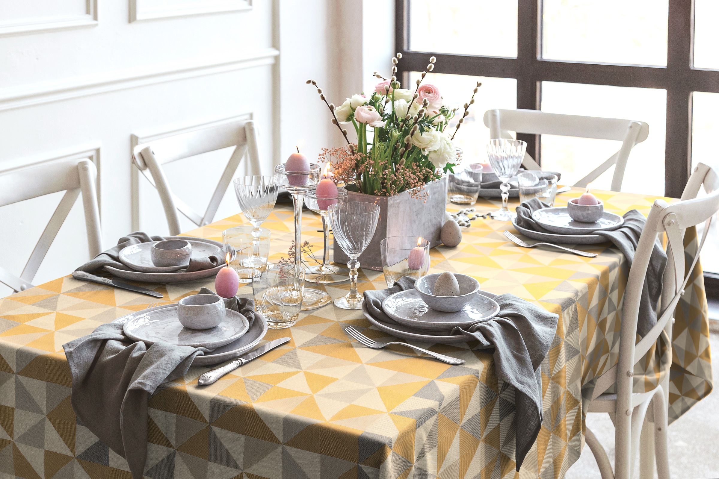 Adam Tischdecke "Bio Bel" aus 100% Bio-Baumwolle günstig online kaufen