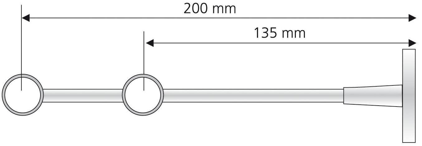 Liedeco Doppelträger für Gardinenstangen Ø 16 mm günstig online kaufen