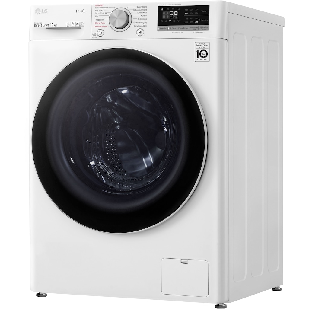 Marken LG LG Waschmaschine »F4WV512P0«, F4WV512P0, 12 kg, 1400 U/min 
