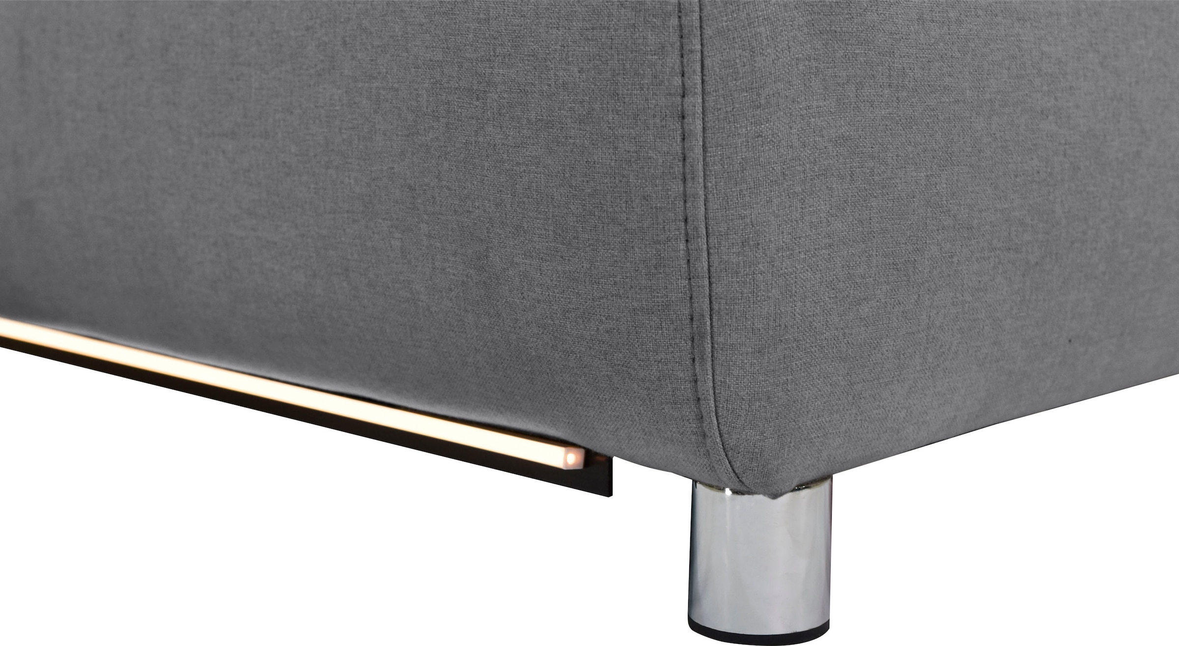 Places of Style 2-Sitzer »Pareli 172cm, manuelle u. elektr. Relaxfunktion«, USB, Kopfteil-Verstellung, LED, in Echtleder, Kunstleder, Web