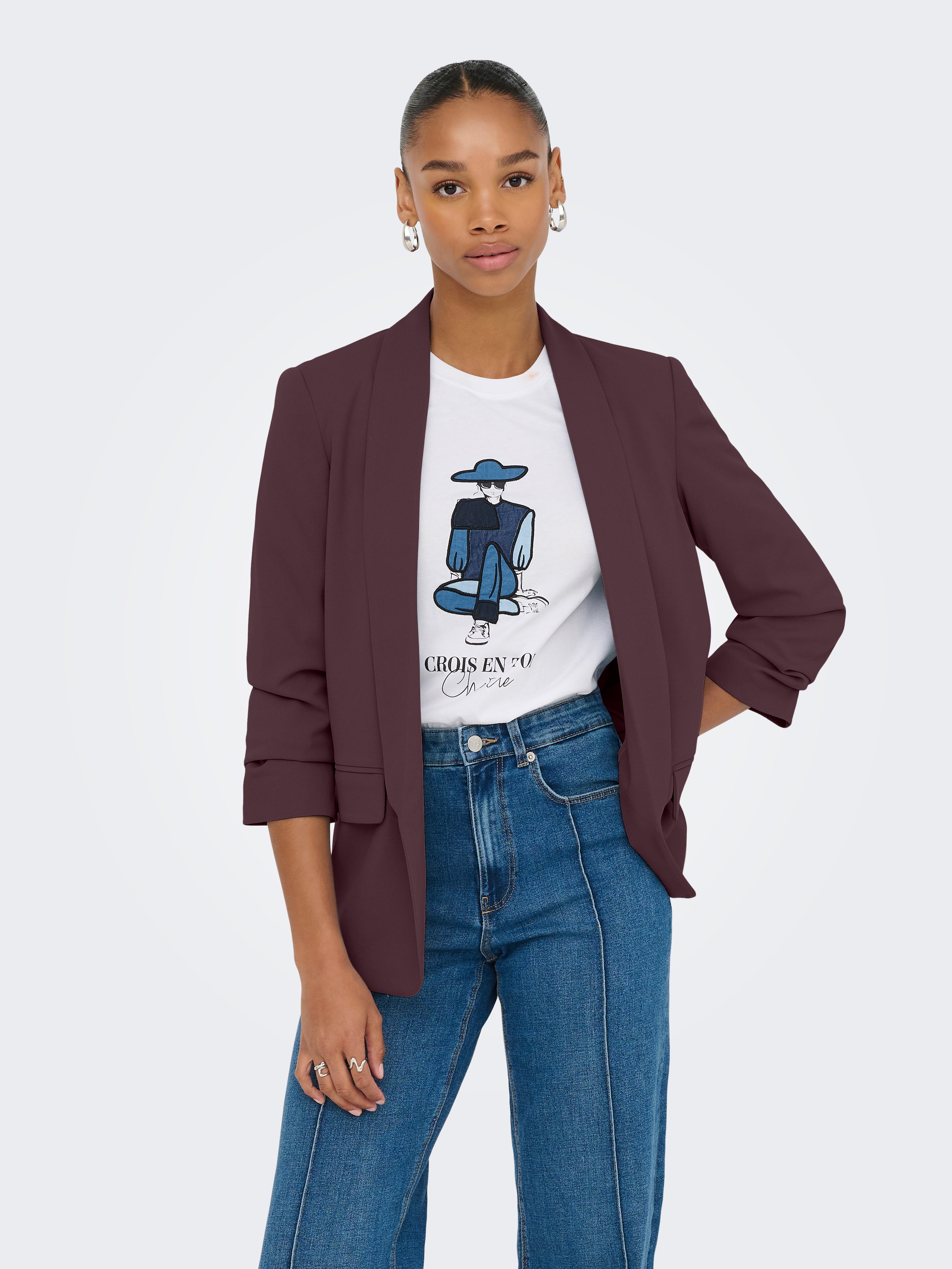 ONLY Longblazer "ONLEVI LIFE 3/4 LOOSE BLAZER CC TLR" günstig online kaufen
