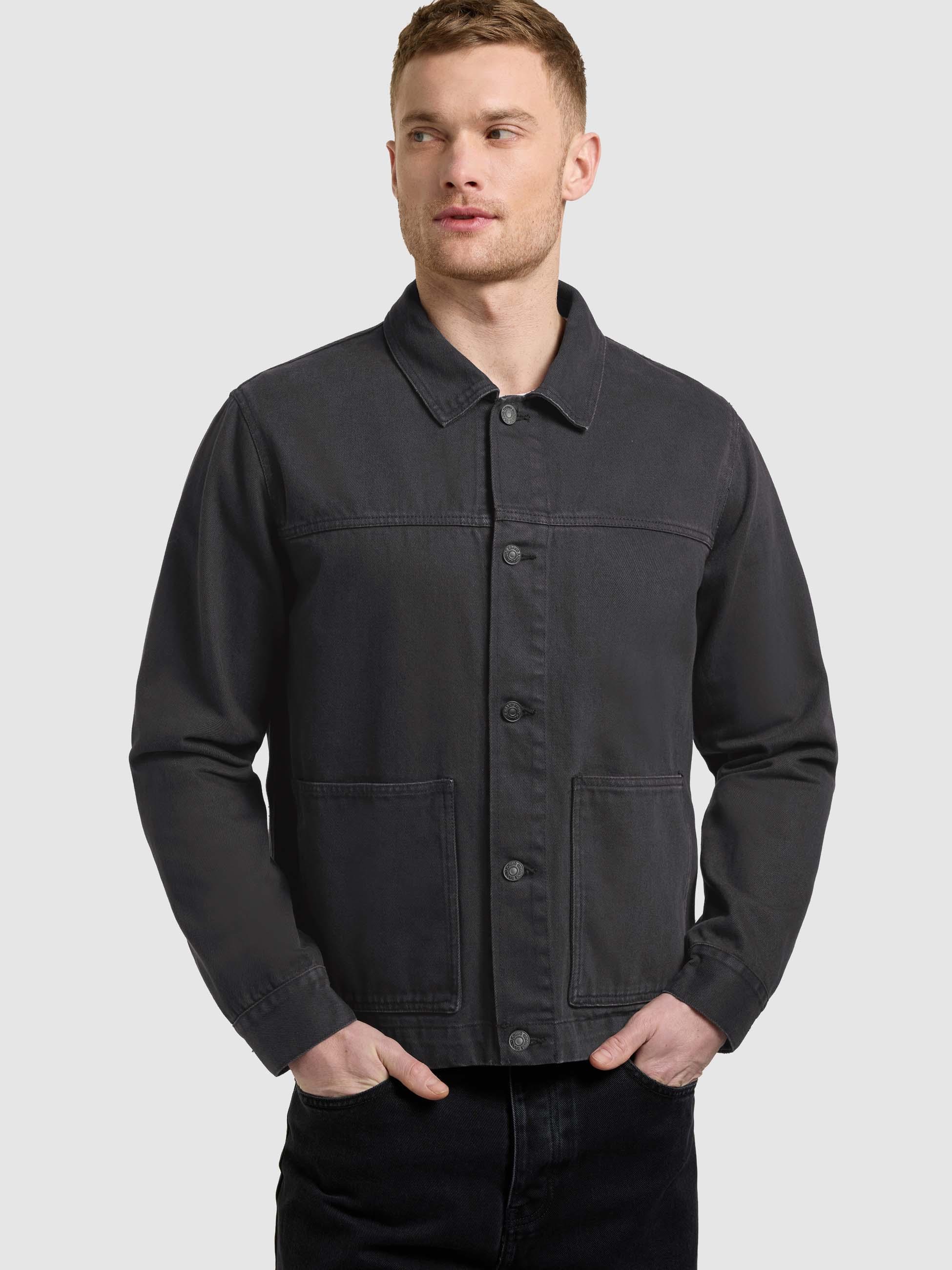 khujo Jeansjacke »Barto« ohne Kapuze Modische Jacke in Jeans-Optik