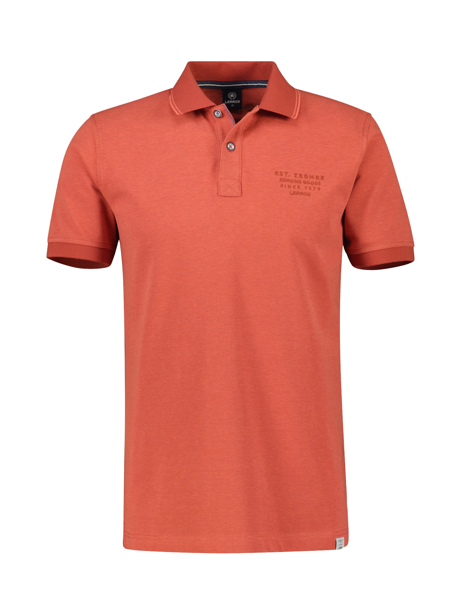 LERROS Poloshirt "Poloshirt in Melange Optik"