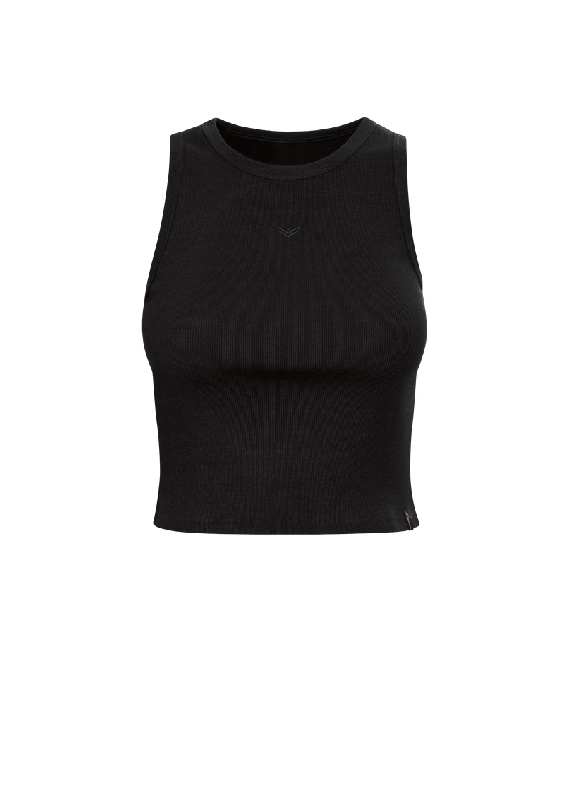 Trigema Crop-Top "TRIGEMA Cropped Top aus elastischem Doppelripp" 1 Stk. günstig online kaufen