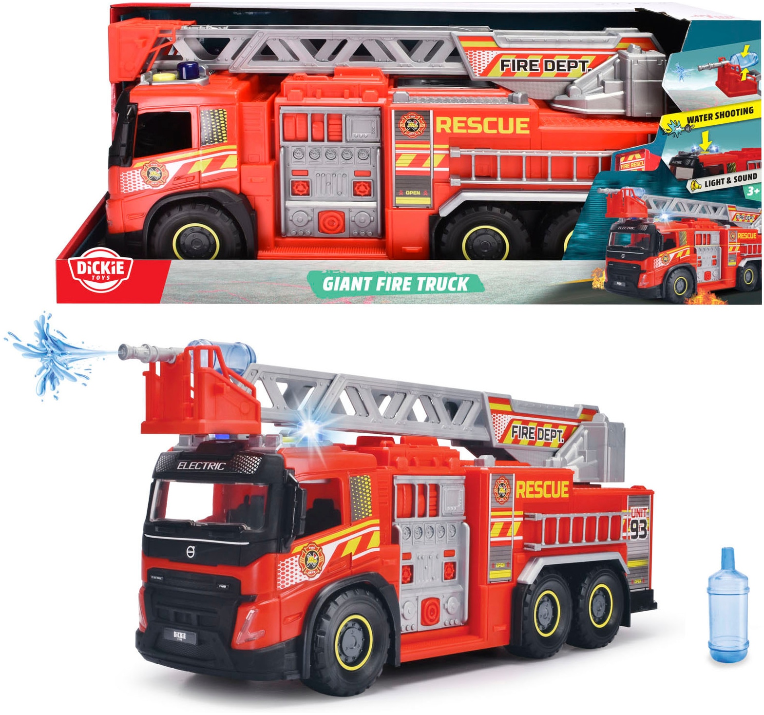 Spielzeug-Feuerwehr »Giant Fire Truck«, mit Licht und Sound