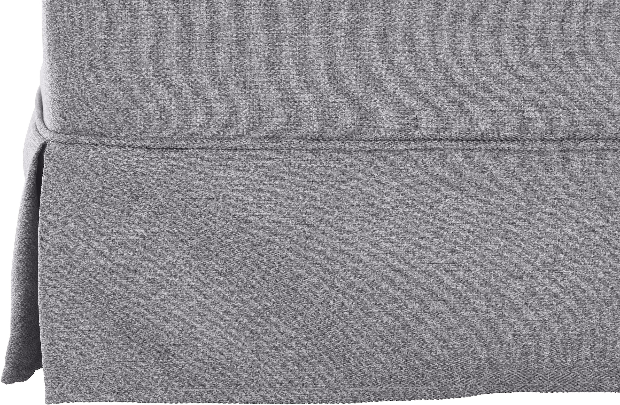 Home affaire Polsterhocker »Shadmoor« Hussenoptik, in uni oder mit Blumendruck, passend zur Shadmoor-Serie