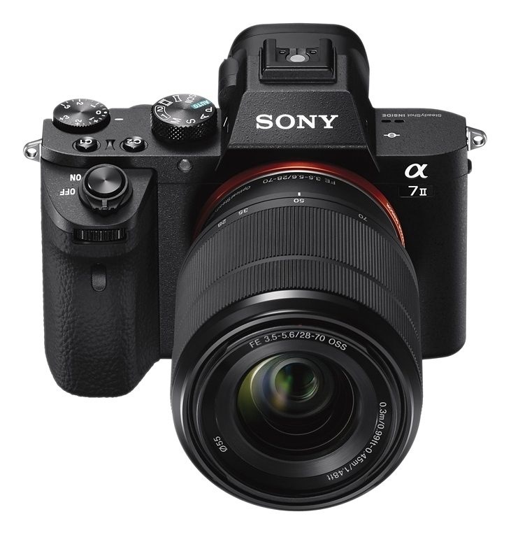 Sony Systemkamera »Alpha 7 II«, SEL-2870, 24,3 MP, WLAN (Wi-Fi)-NFC, Spiegellose Vollformat-Kamera