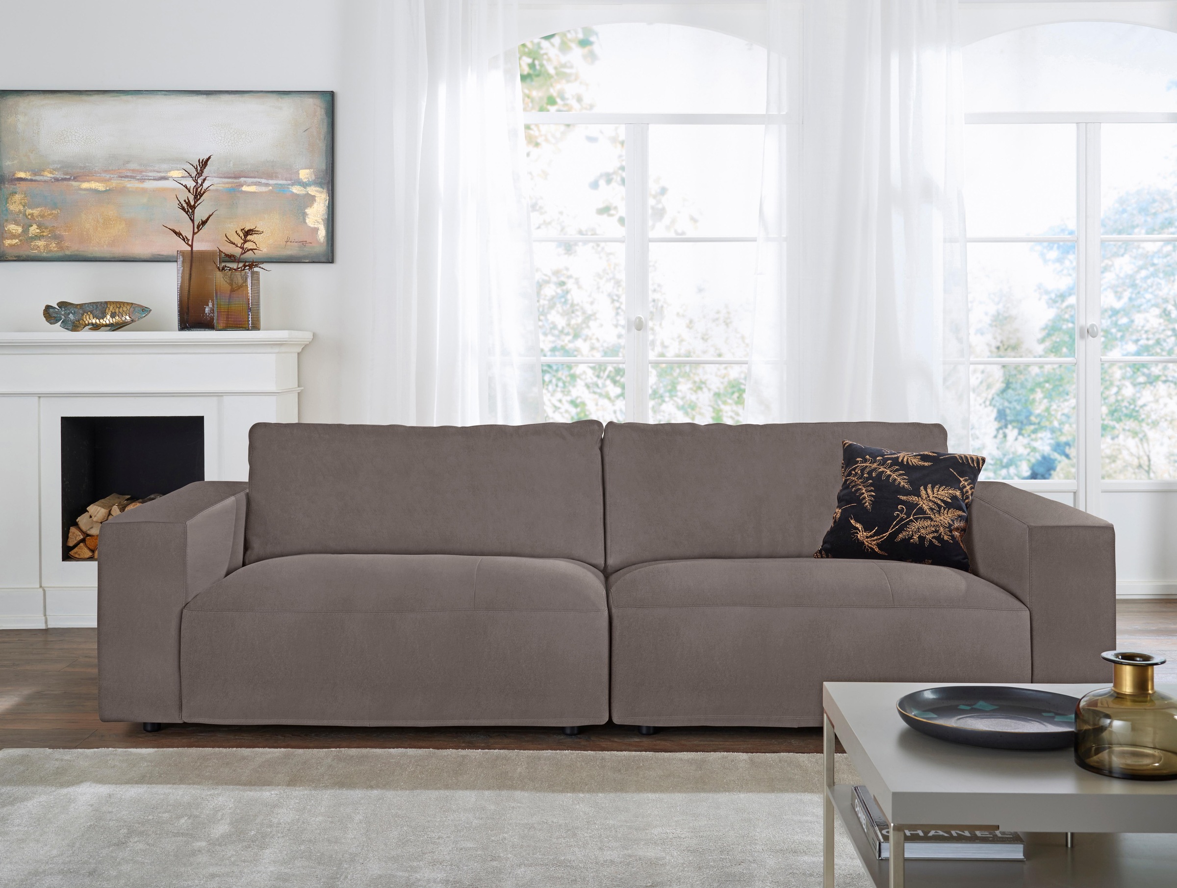 Musterring Big-Sofa »LUCIA« in vielen Qualitäten und 4 unterschiedlichen Nähten, 3-Sitzer