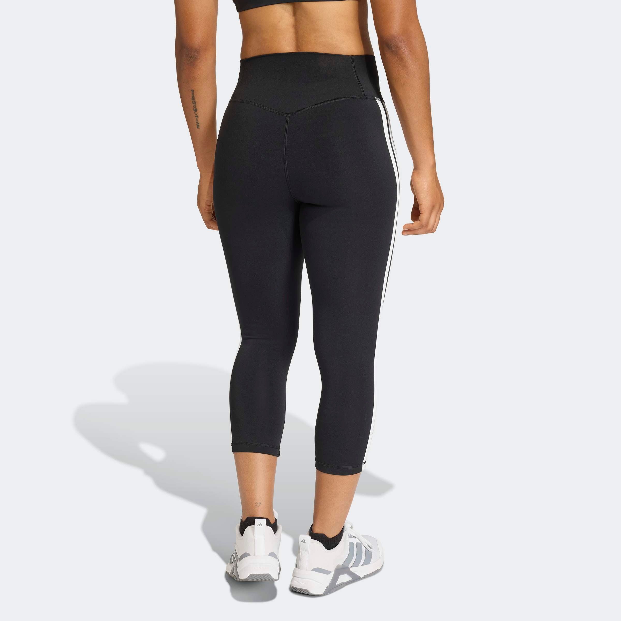 adidas Performance Trainingstights »OPTIME ESSENTIALS WORKOUT 3-STREIFEN 3/4 LEGGINGS«