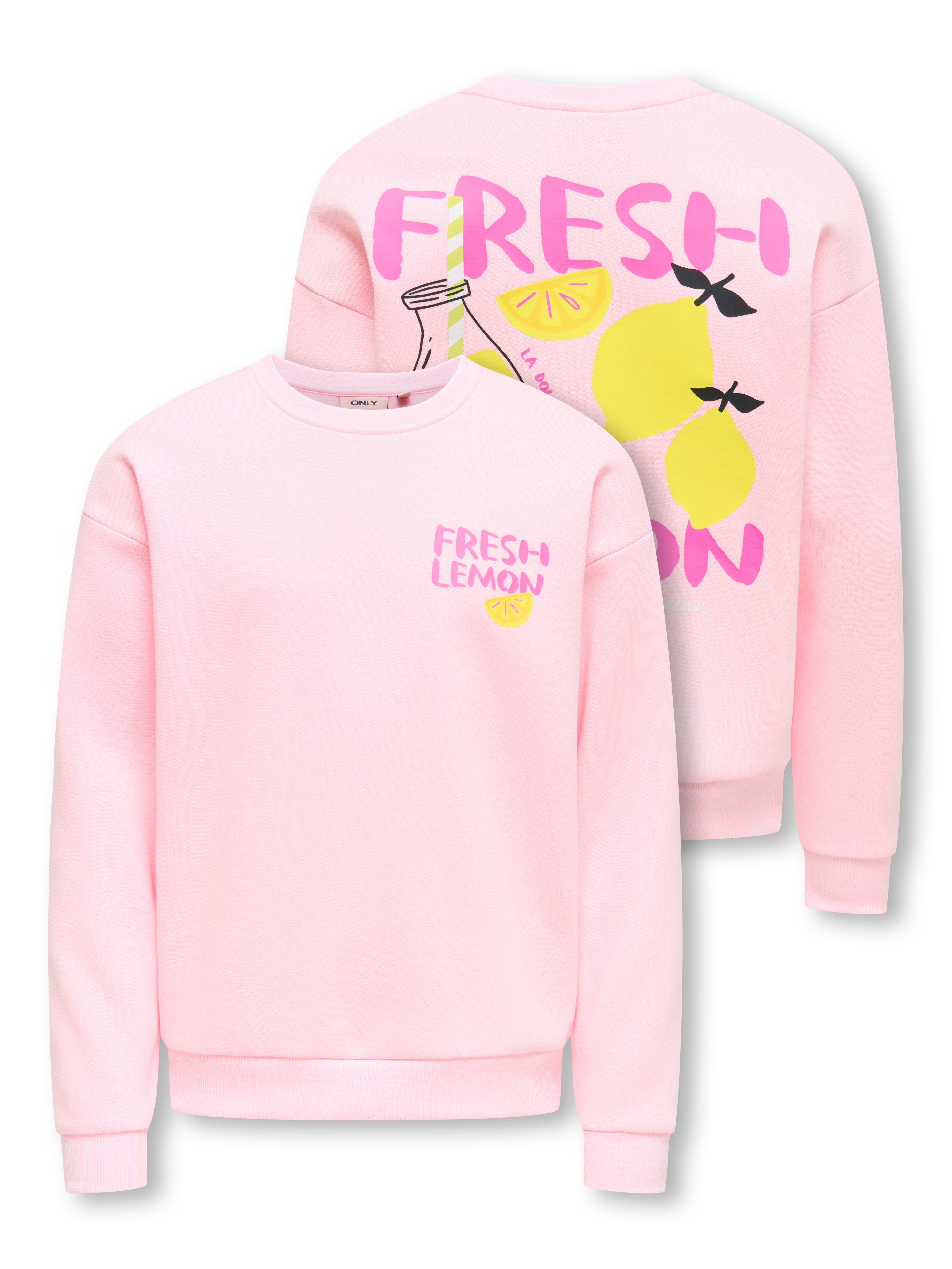 KIDS ONLY Sweatshirt "KOGCANASTA LS LOOSE PRINTED UB SWT", 1 mit kleinem Brustdruck