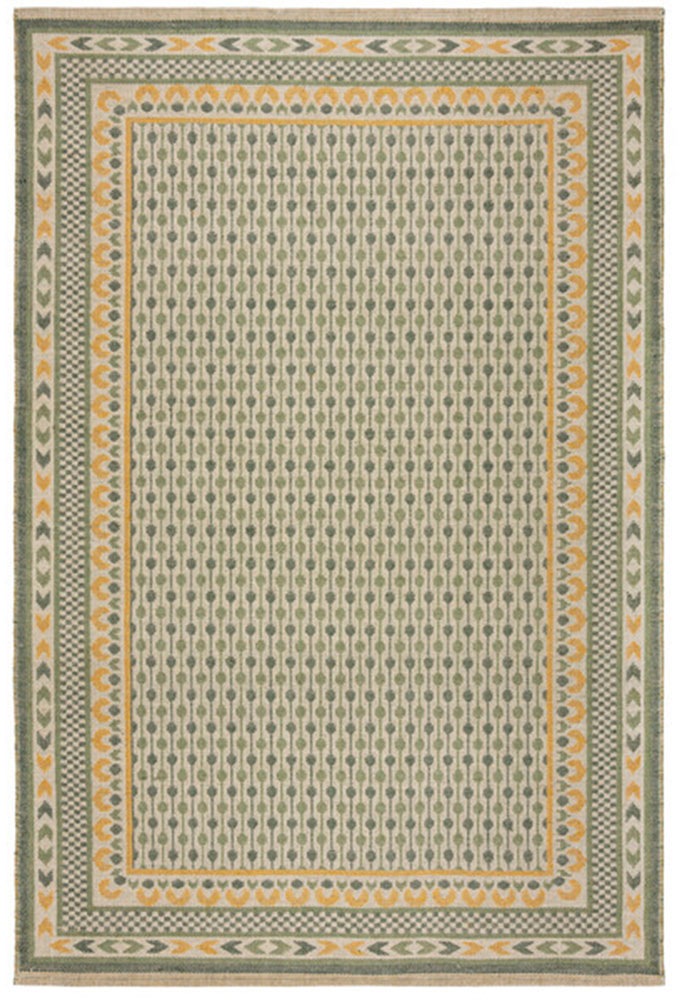 FLAIR RUGS Teppich »MARA JUTE«, rechteckig, 1 mm Höhe, Gewebter Jute-Bordürenteppich