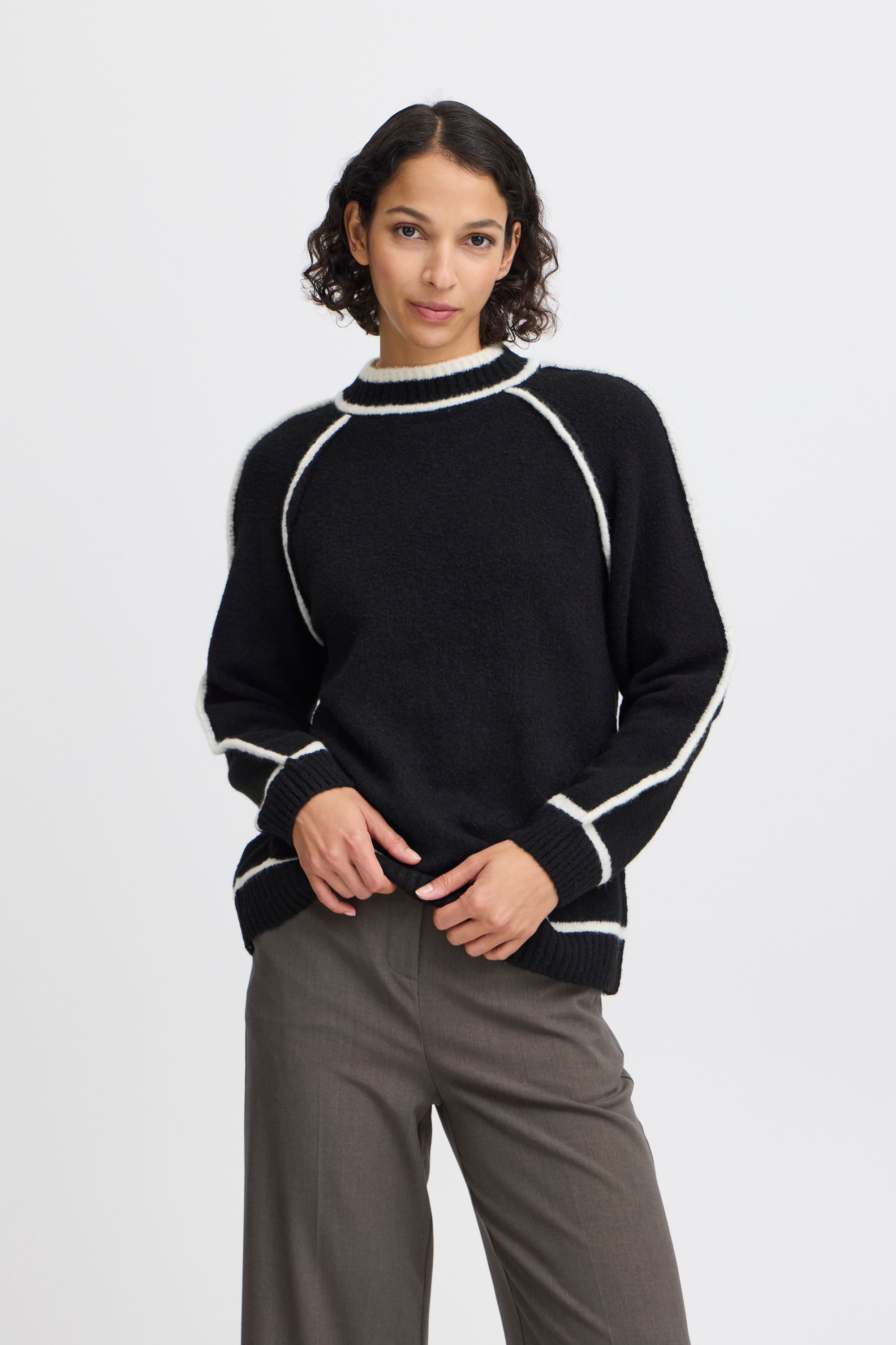 b.young Strickpullover »Strickpullover BYNINNA W. TURTLENECK -«