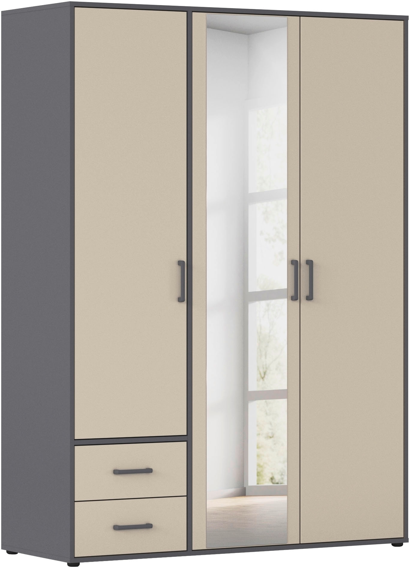 rauch Drehtürenschrank "Kleiderschrank Schrank Garderobe Wäscheschrank VOYA günstig online kaufen